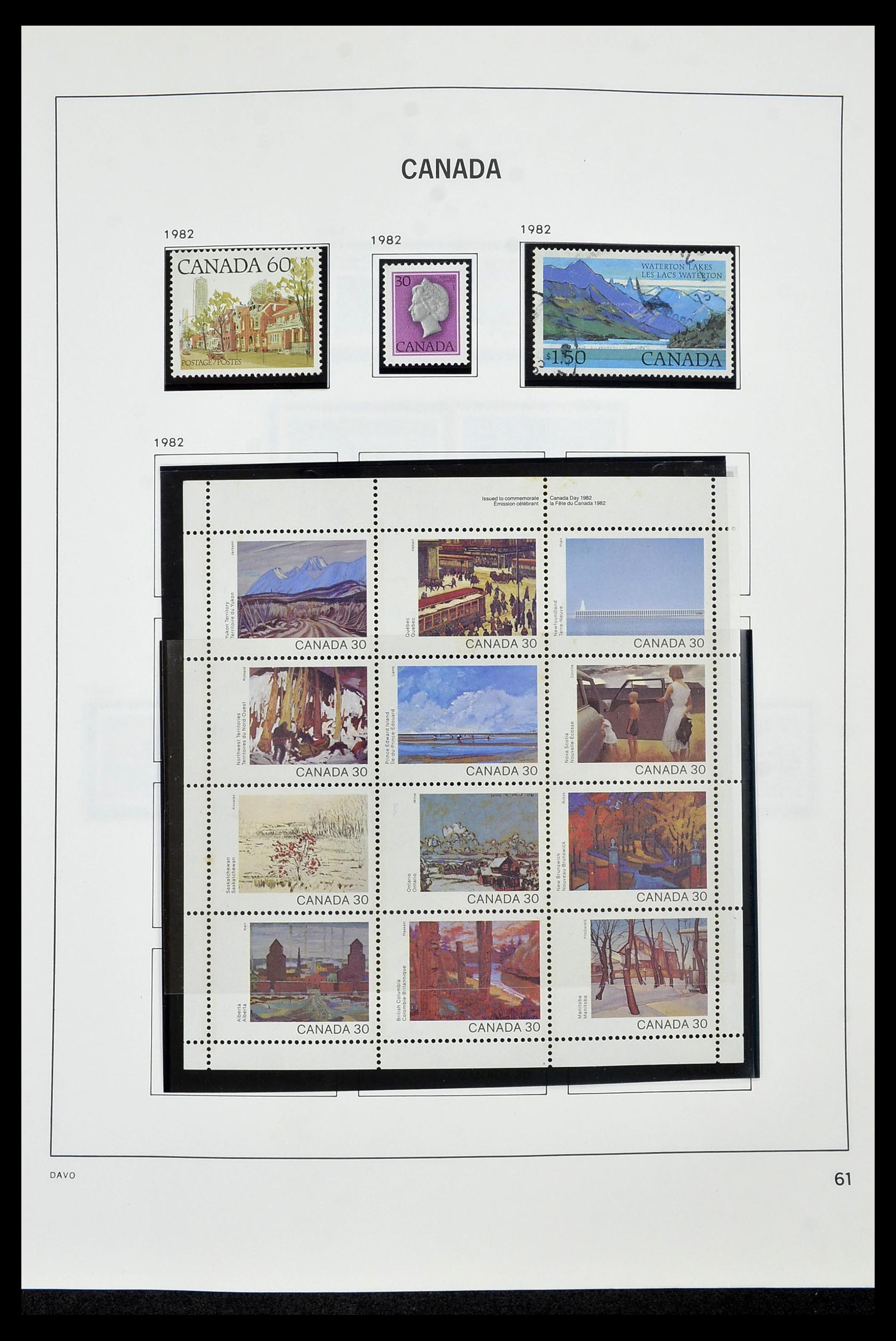 34472 068 - Postzegelverzameling 34472 Canada 1859-2006.