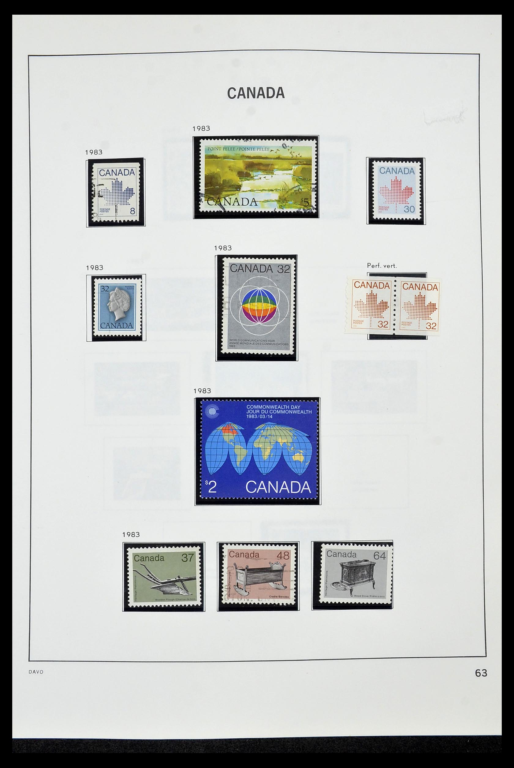 34472 070 - Postzegelverzameling 34472 Canada 1859-2006.