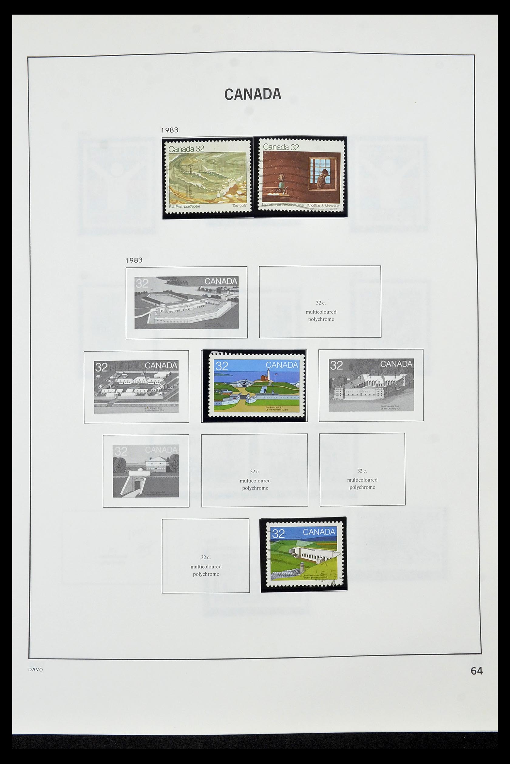 34472 071 - Postzegelverzameling 34472 Canada 1859-2006.