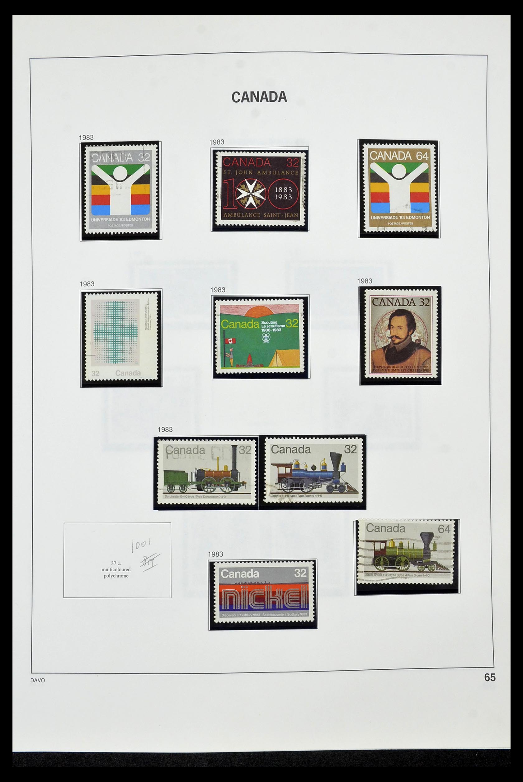 34472 072 - Postzegelverzameling 34472 Canada 1859-2006.