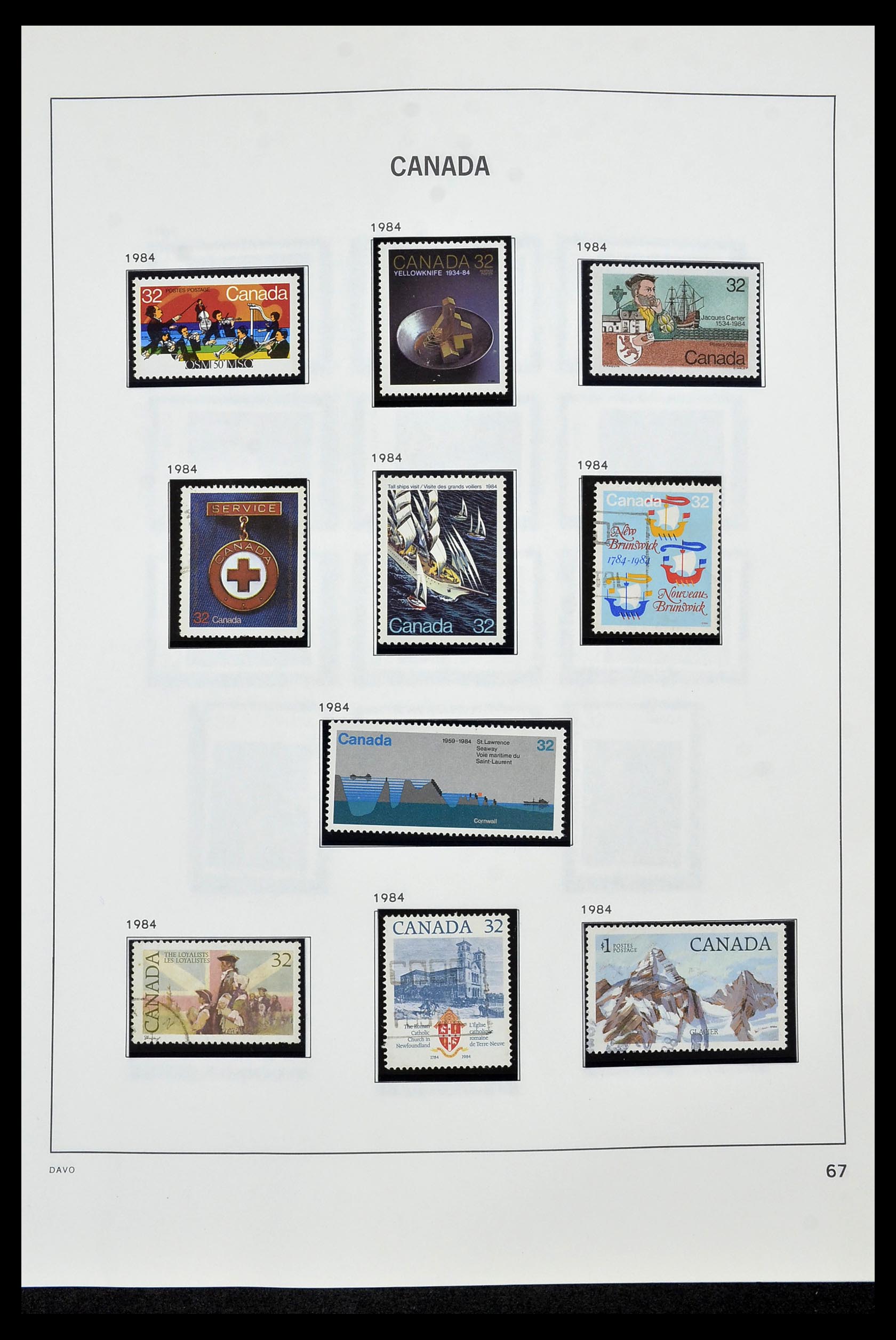 34472 074 - Postzegelverzameling 34472 Canada 1859-2006.