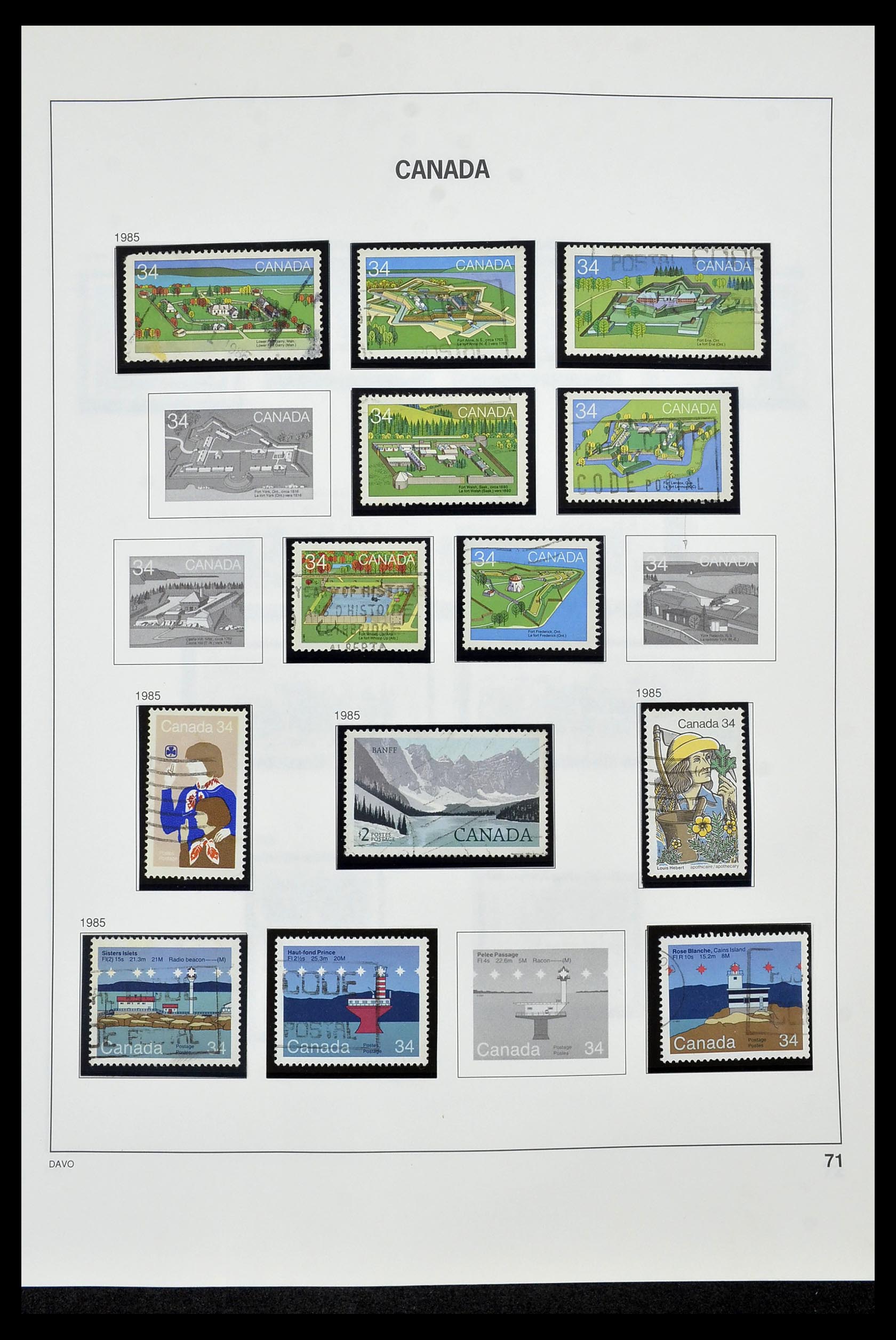 34472 078 - Postzegelverzameling 34472 Canada 1859-2006.