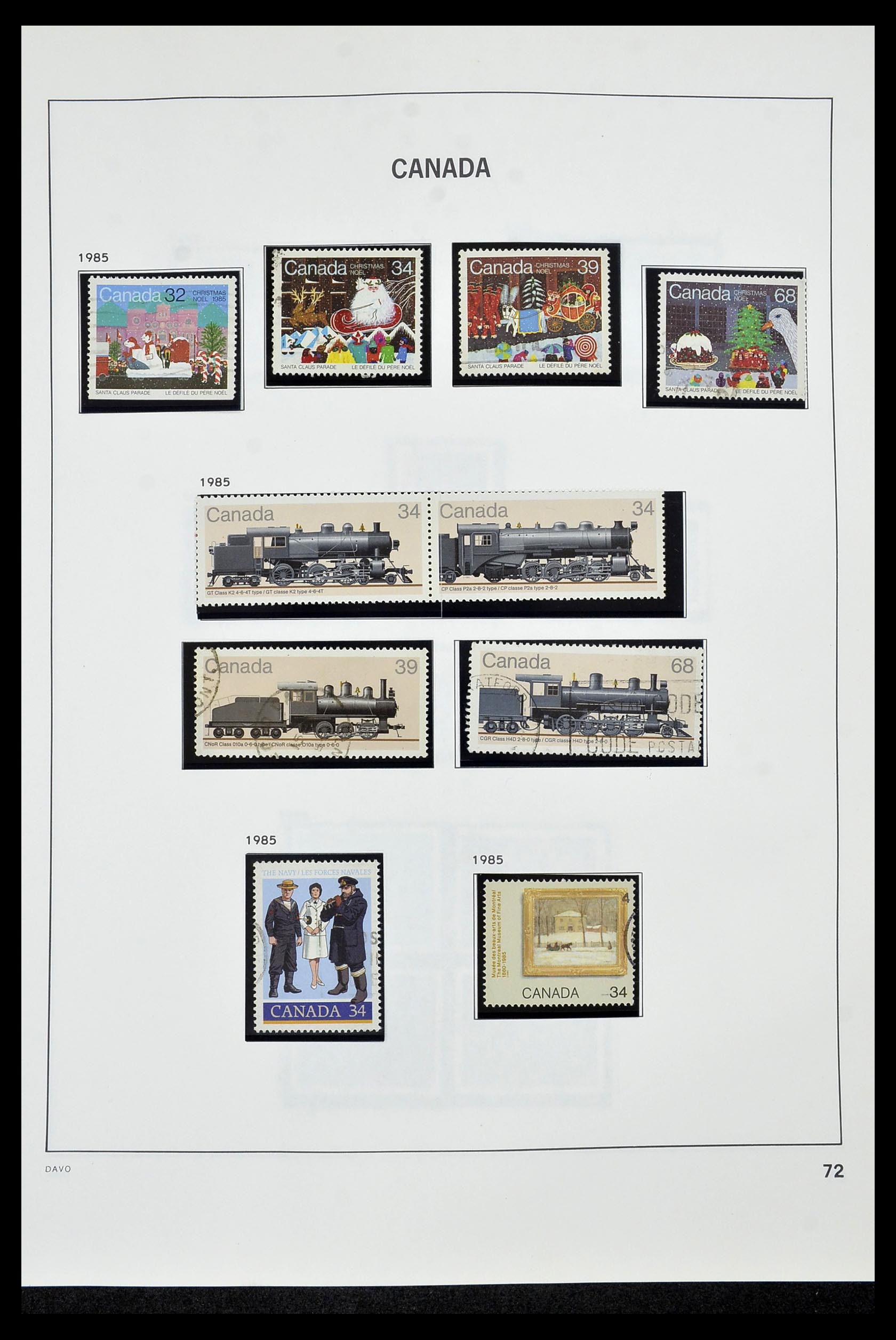 34472 079 - Postzegelverzameling 34472 Canada 1859-2006.