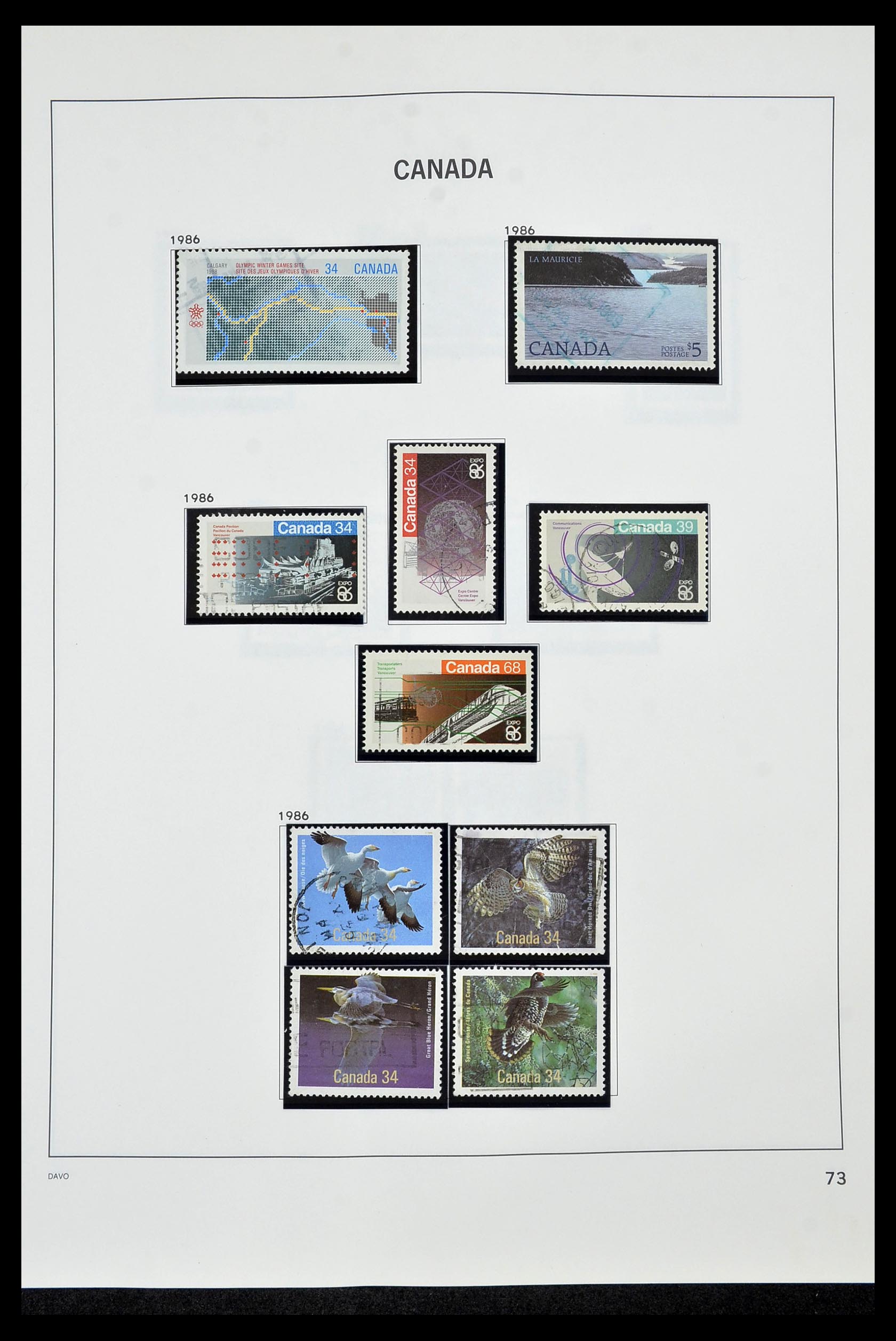 34472 080 - Postzegelverzameling 34472 Canada 1859-2006.