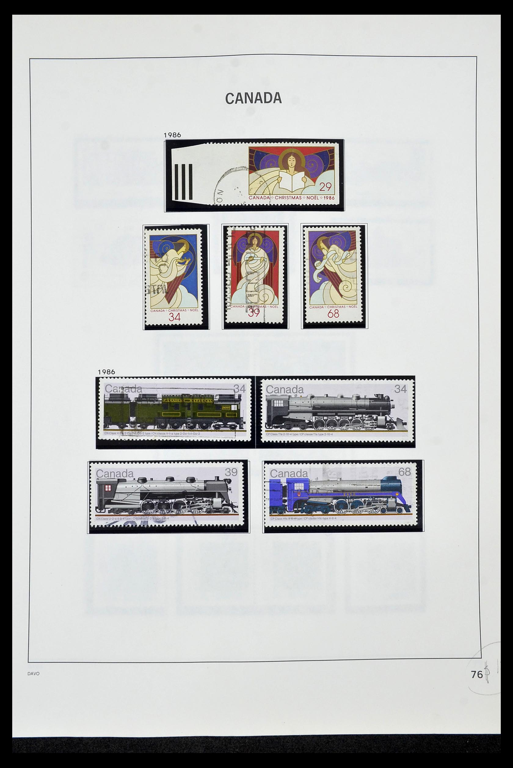 34472 083 - Postzegelverzameling 34472 Canada 1859-2006.