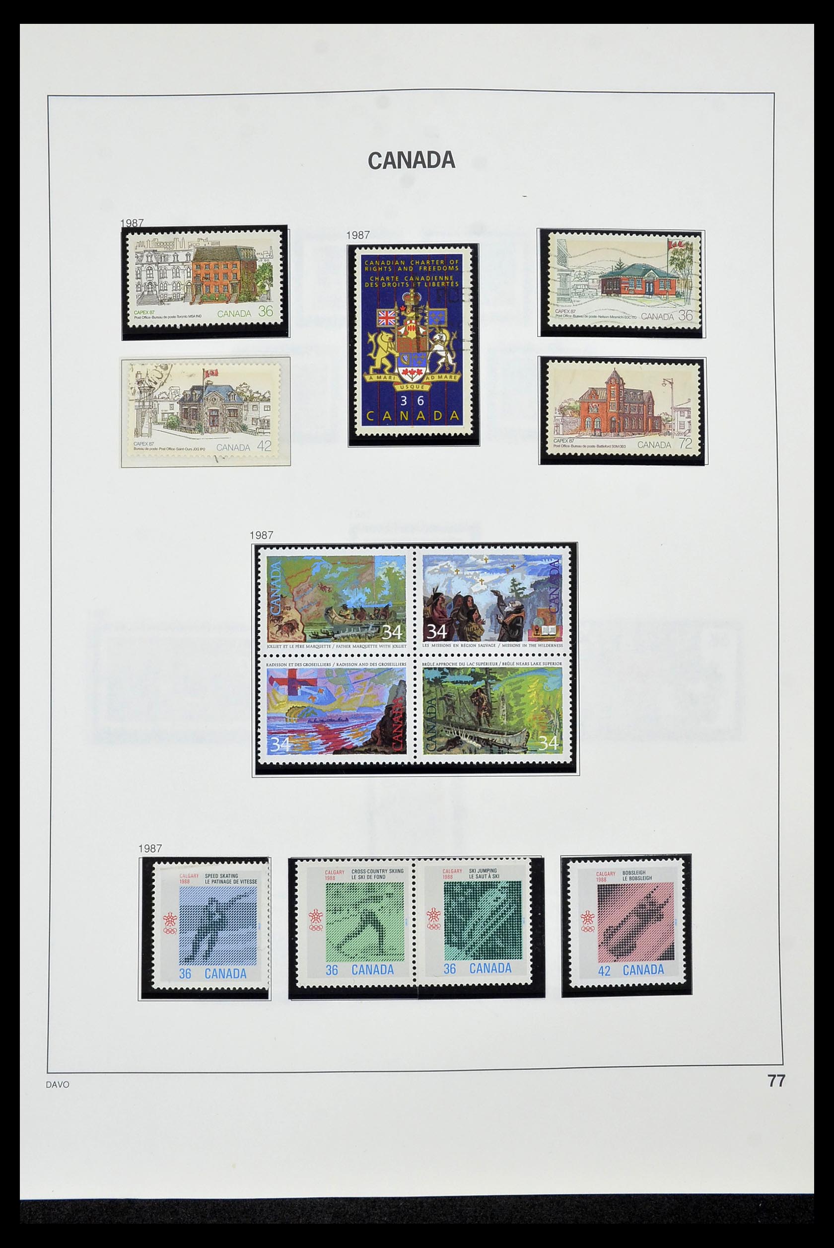 34472 084 - Stamp Collection 34472 Canada 1859-2006.
