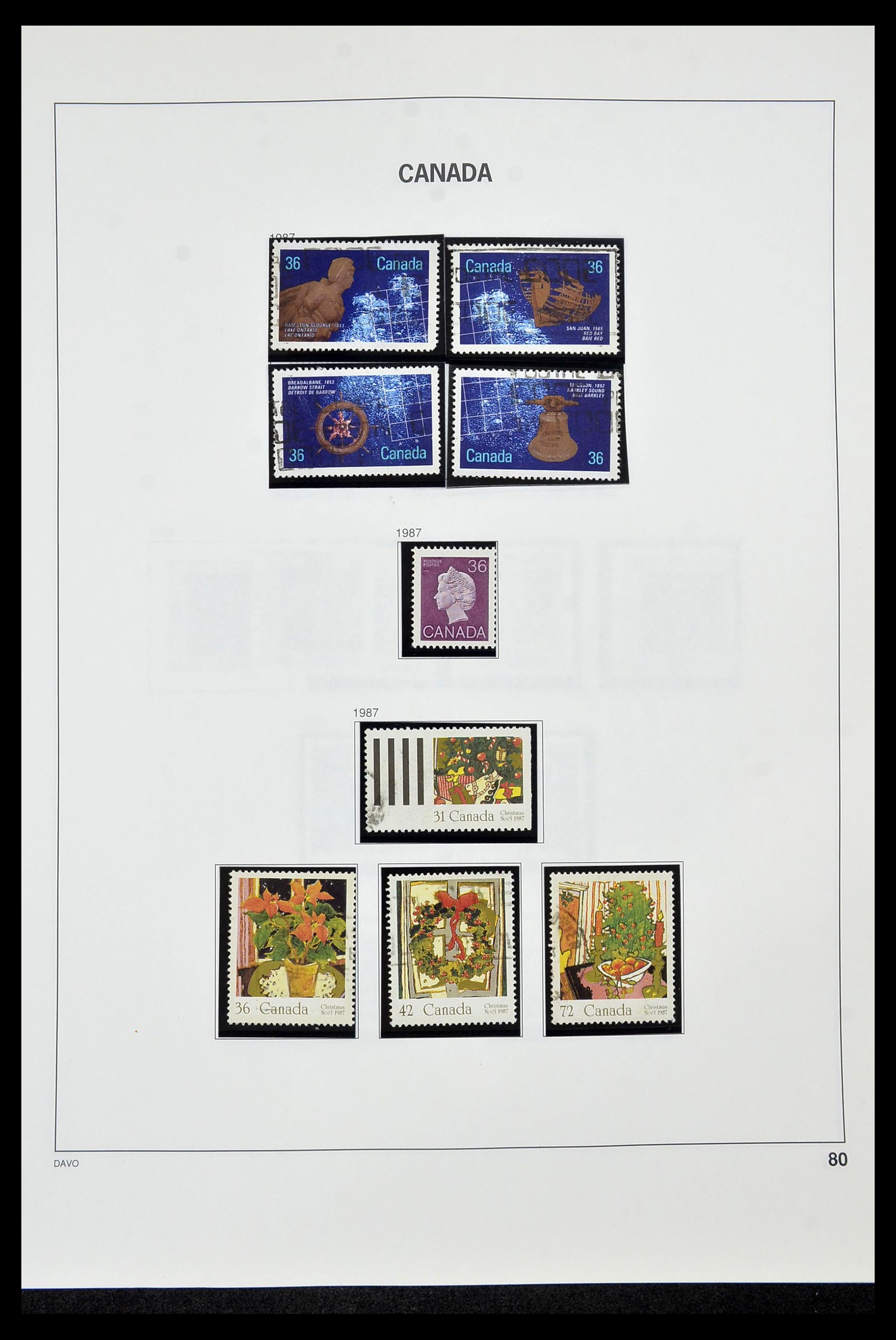 34472 086 - Postzegelverzameling 34472 Canada 1859-2006.