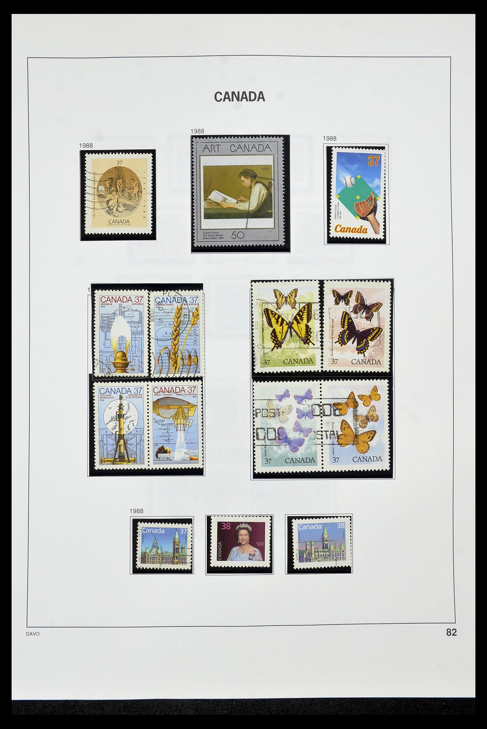34472 088 - Postzegelverzameling 34472 Canada 1859-2006.