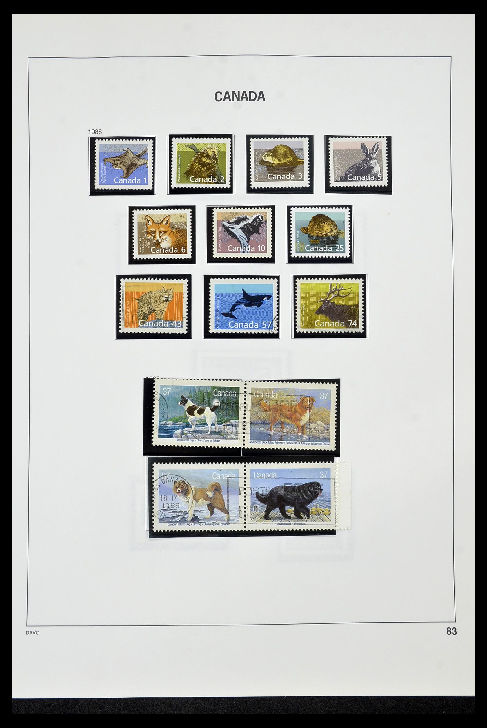 34472 089 - Postzegelverzameling 34472 Canada 1859-2006.