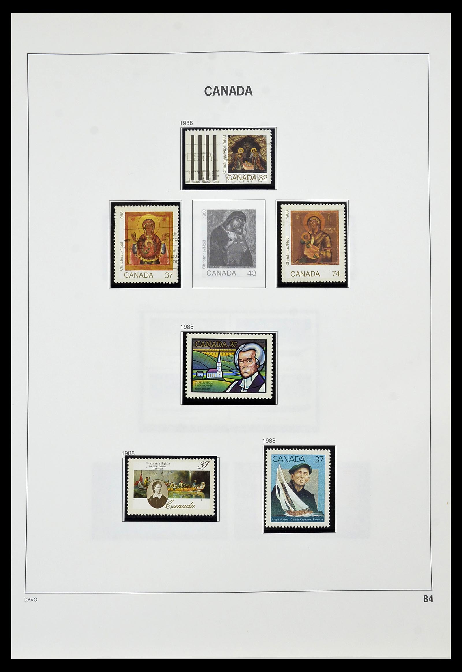 34472 090 - Postzegelverzameling 34472 Canada 1859-2006.
