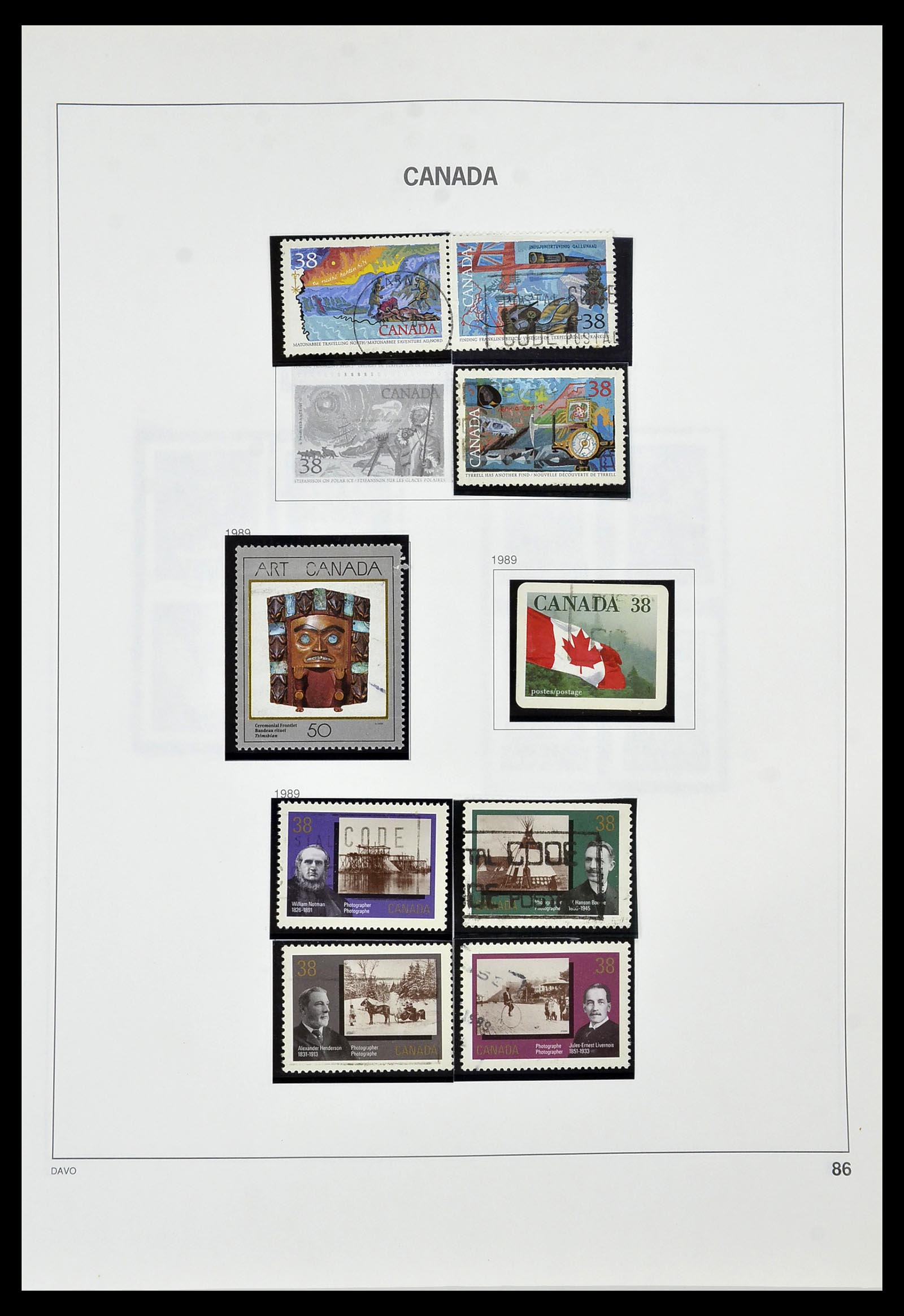 34472 092 - Postzegelverzameling 34472 Canada 1859-2006.