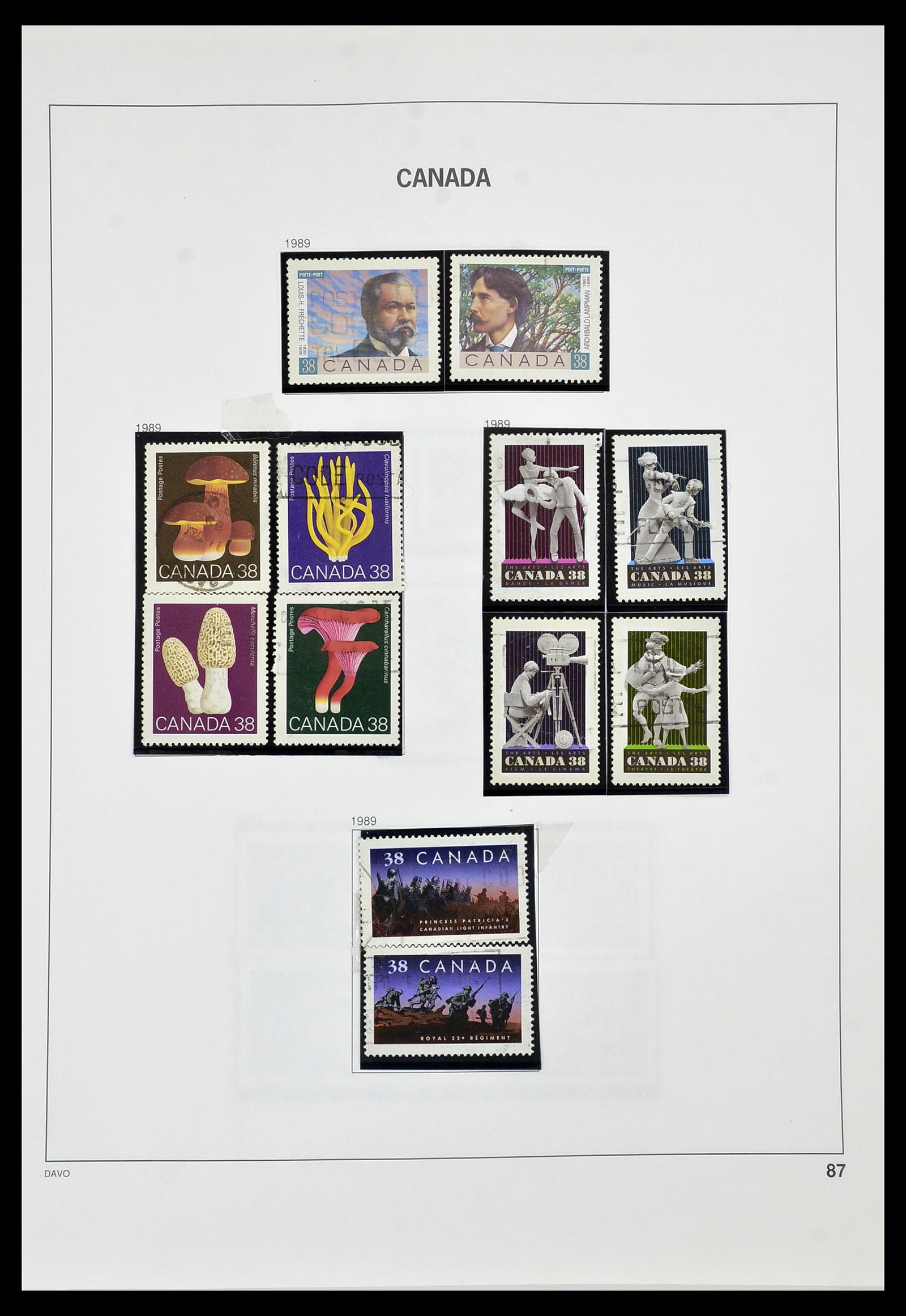 34472 093 - Postzegelverzameling 34472 Canada 1859-2006.