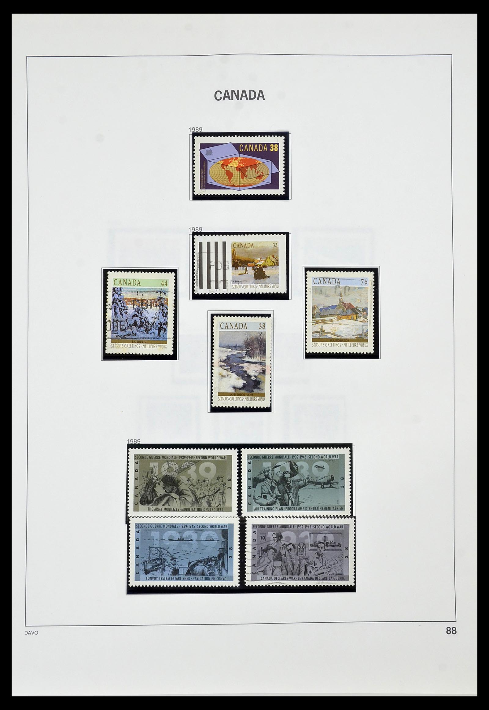 34472 094 - Postzegelverzameling 34472 Canada 1859-2006.