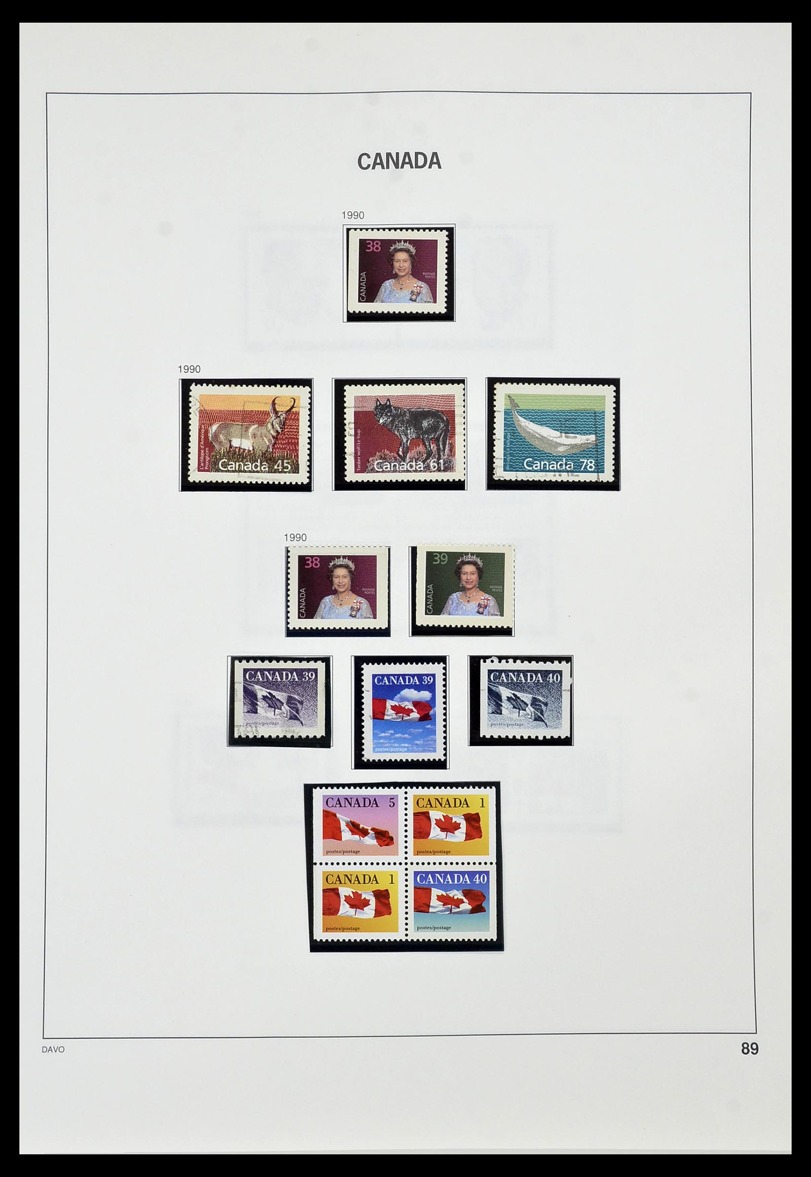 34472 095 - Postzegelverzameling 34472 Canada 1859-2006.