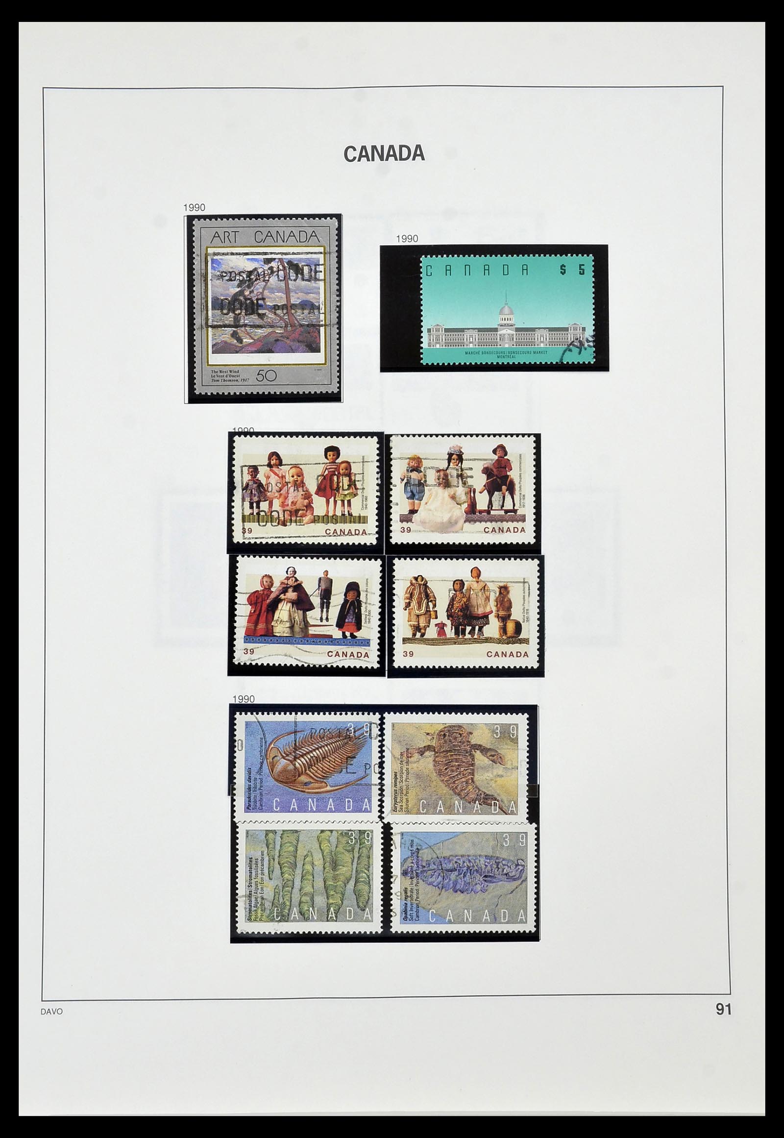 34472 097 - Postzegelverzameling 34472 Canada 1859-2006.