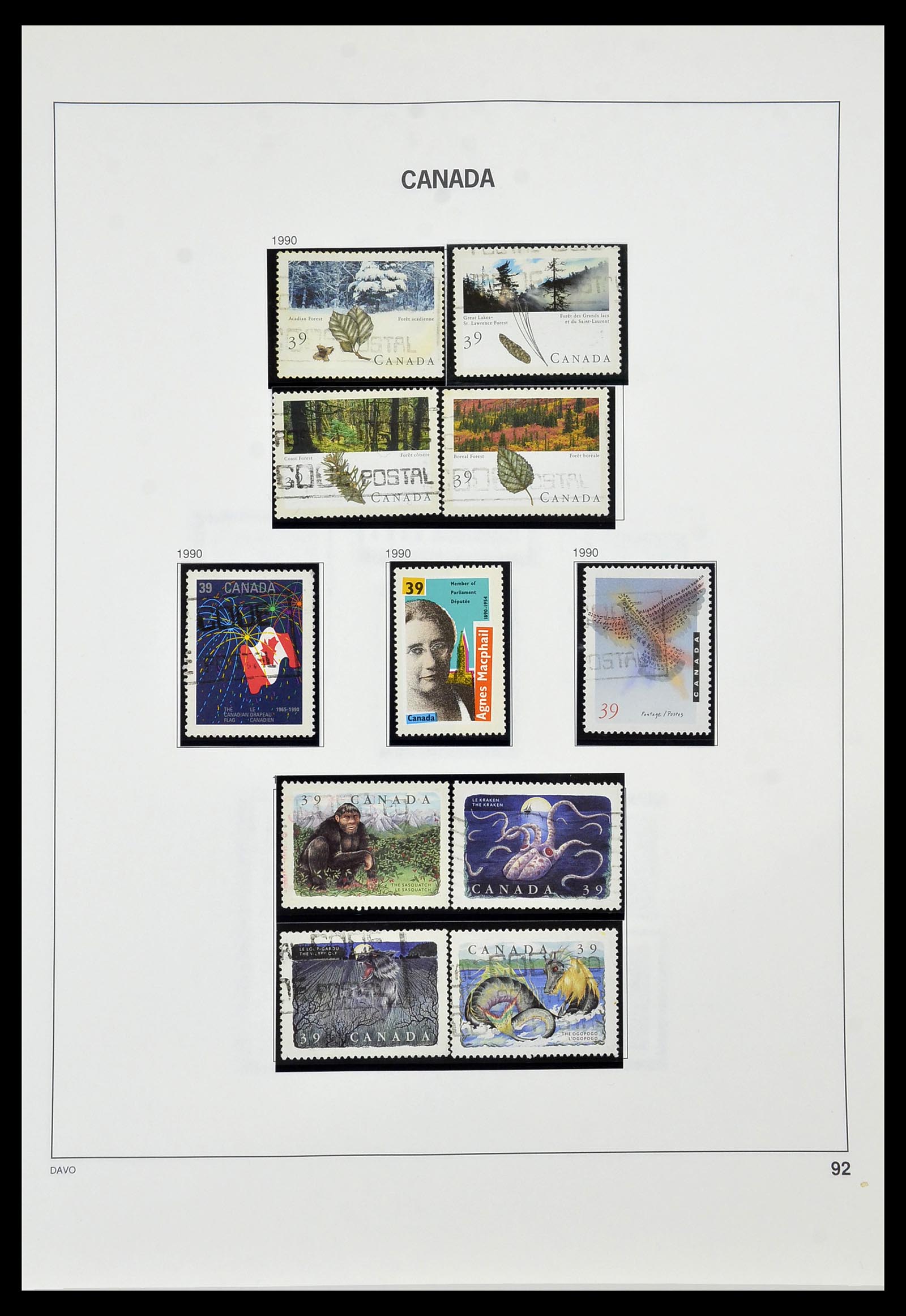 34472 098 - Postzegelverzameling 34472 Canada 1859-2006.