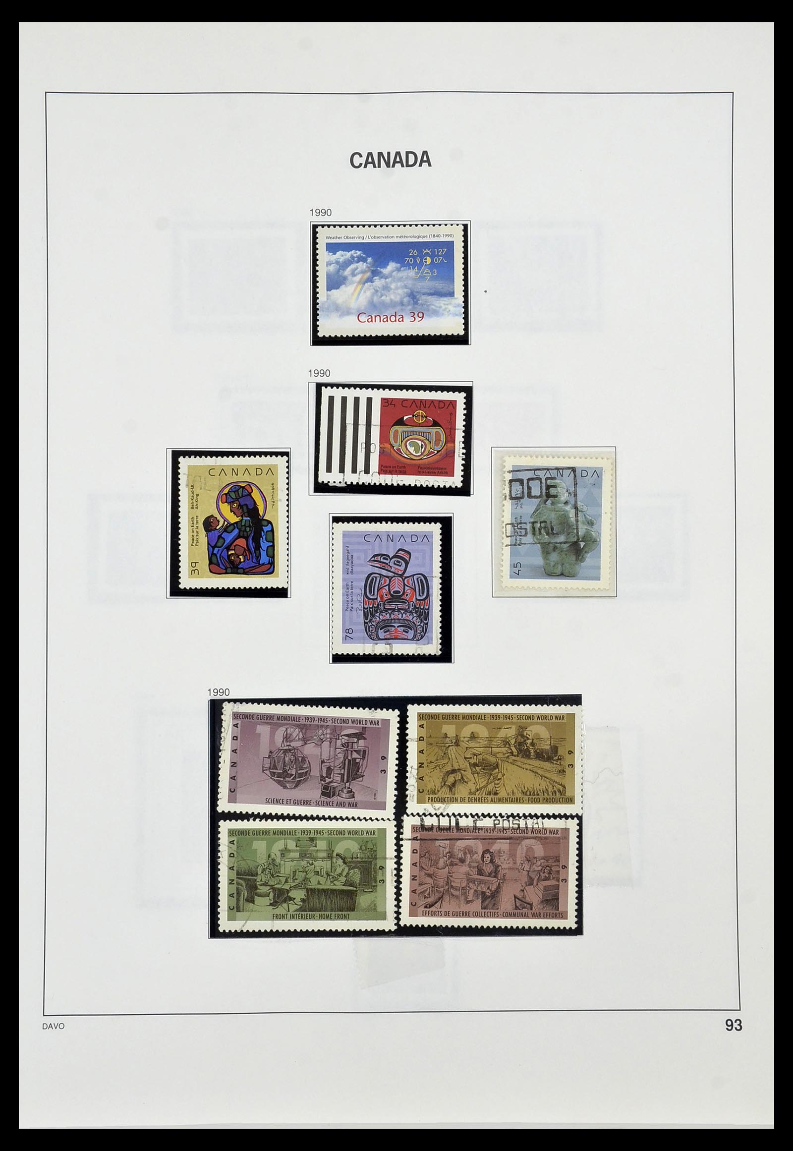 34472 099 - Postzegelverzameling 34472 Canada 1859-2006.