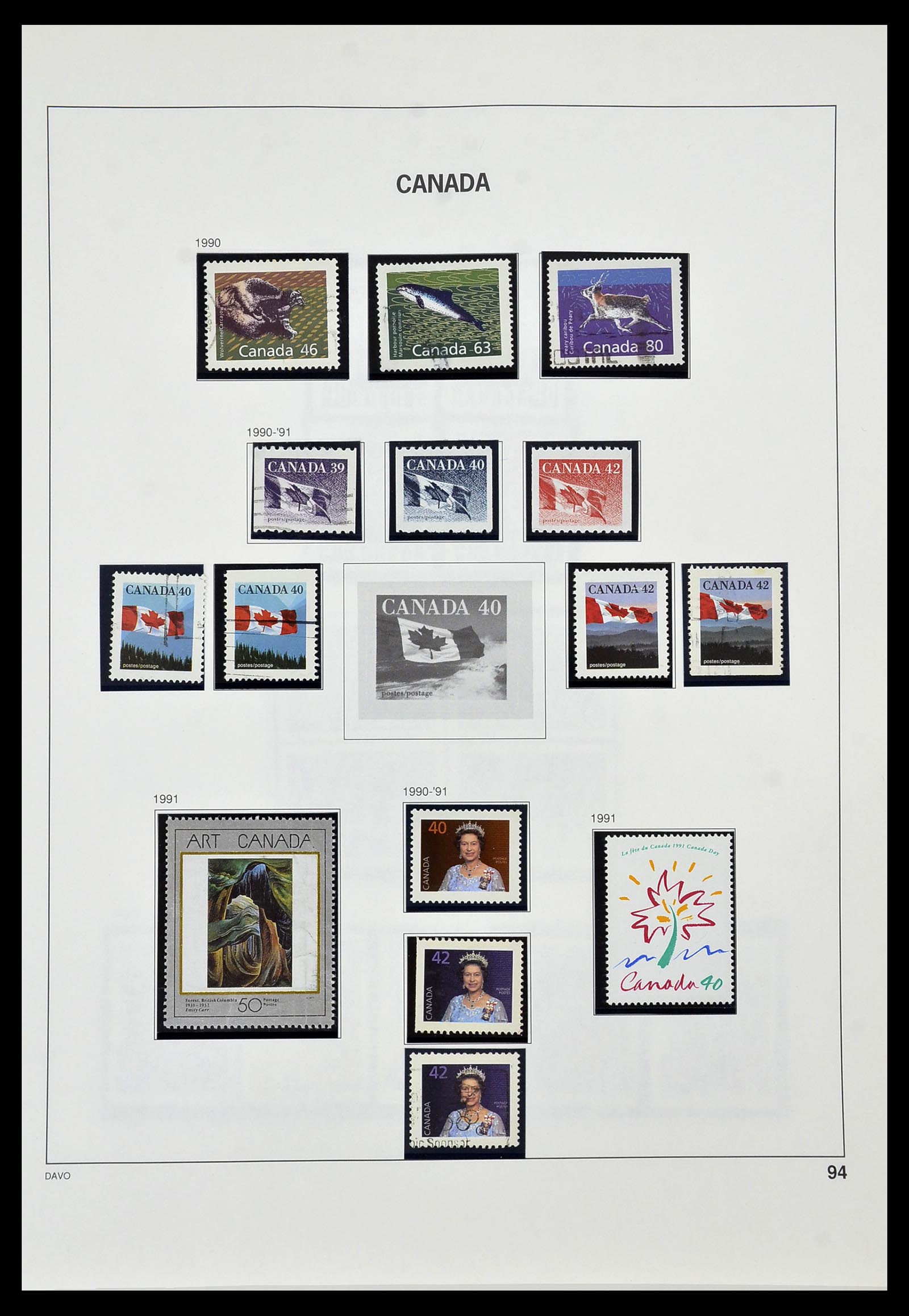 34472 100 - Postzegelverzameling 34472 Canada 1859-2006.