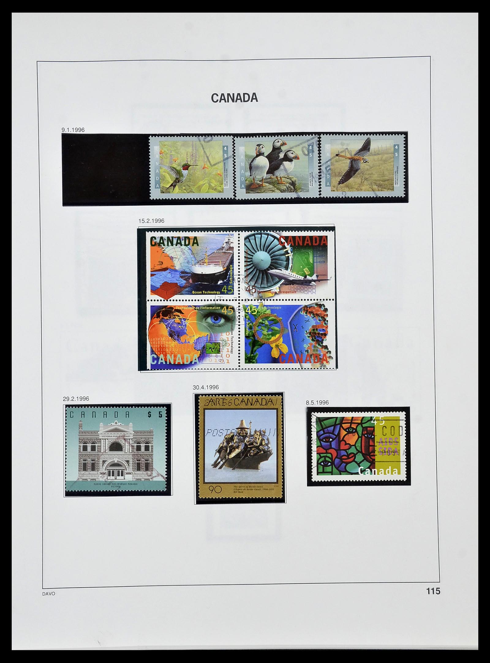 34472 121 - Postzegelverzameling 34472 Canada 1859-2006.