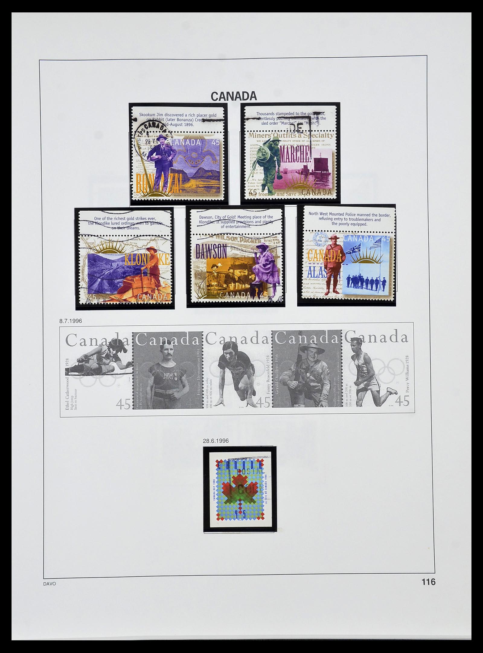 34472 122 - Postzegelverzameling 34472 Canada 1859-2006.
