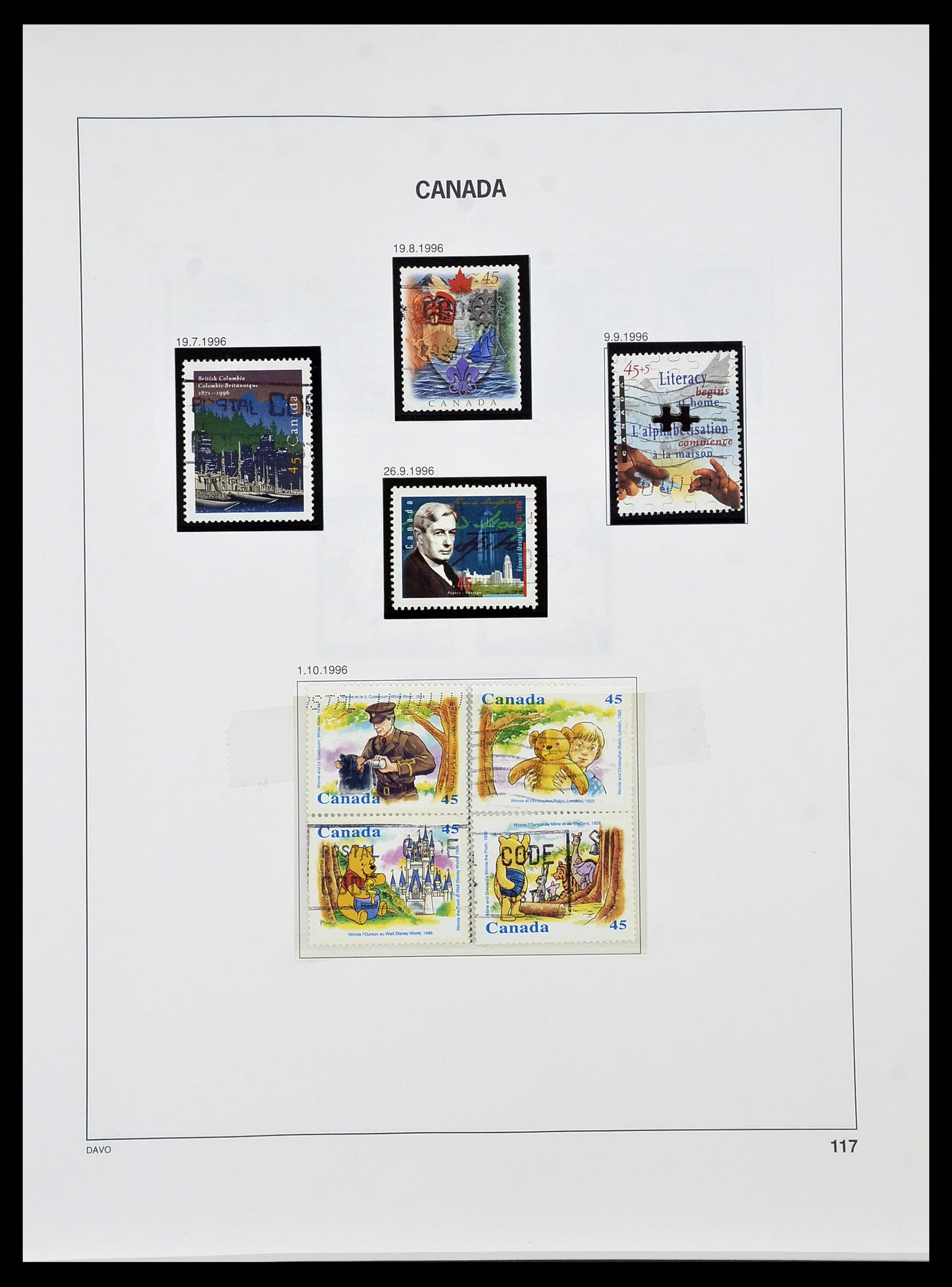 34472 123 - Postzegelverzameling 34472 Canada 1859-2006.