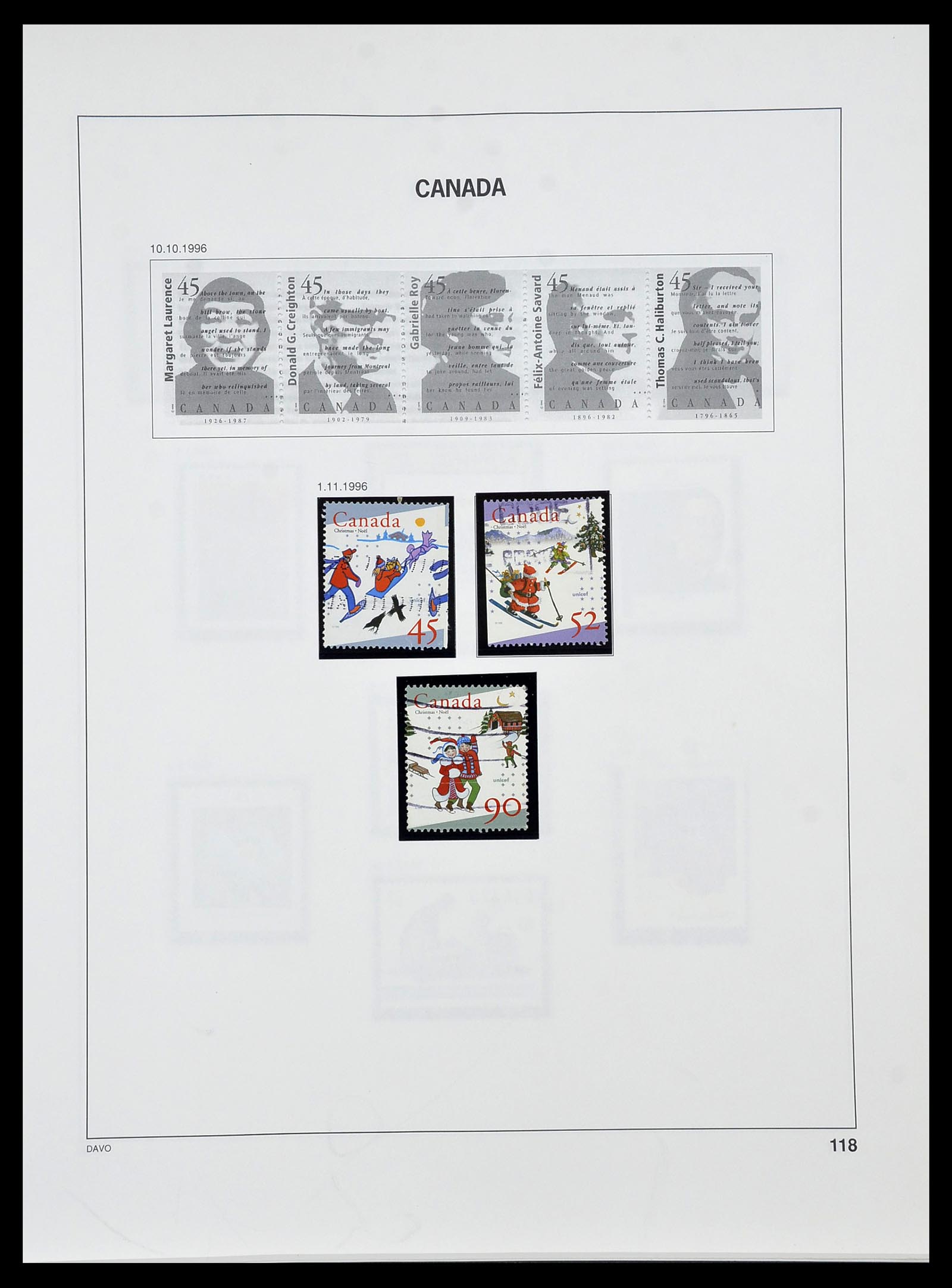 34472 124 - Postzegelverzameling 34472 Canada 1859-2006.