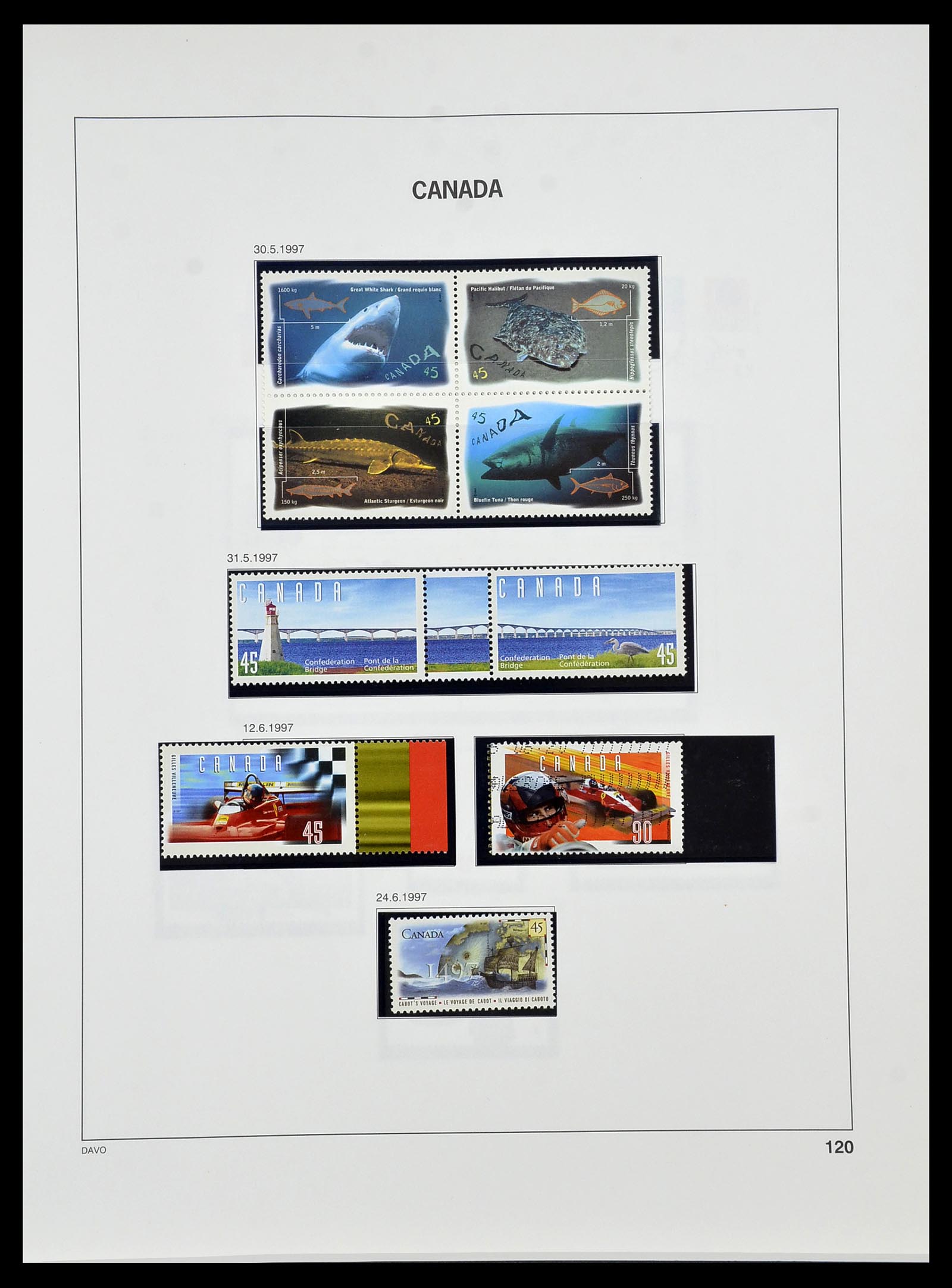 34472 126 - Postzegelverzameling 34472 Canada 1859-2006.