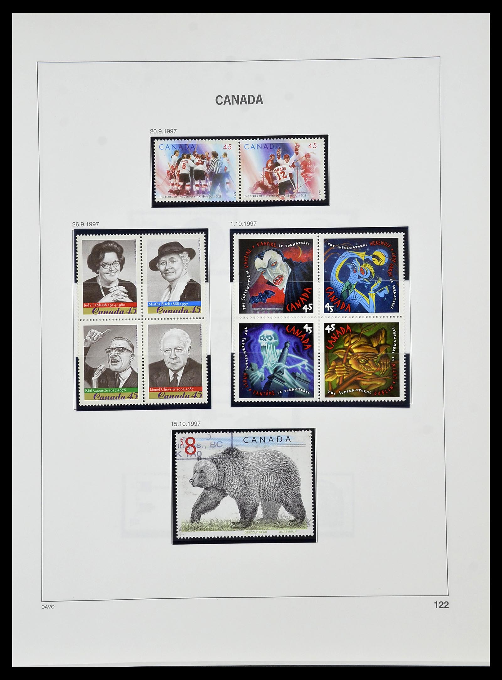 34472 128 - Postzegelverzameling 34472 Canada 1859-2006.