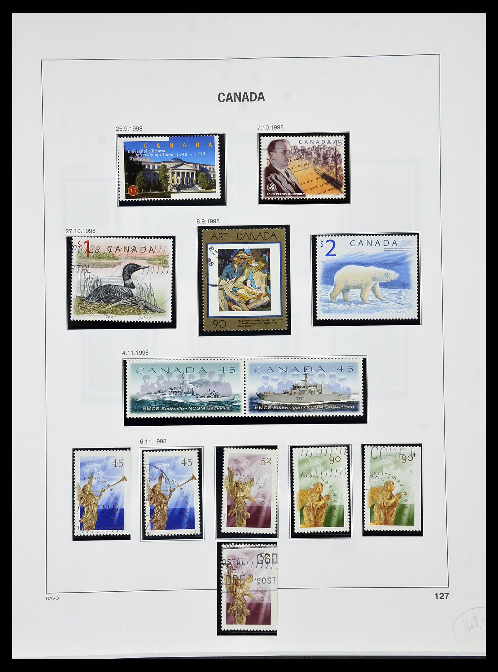 34472 133 - Postzegelverzameling 34472 Canada 1859-2006.