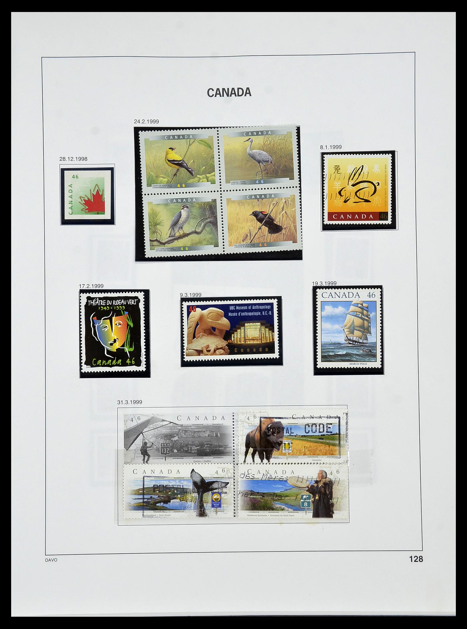 34472 134 - Postzegelverzameling 34472 Canada 1859-2006.