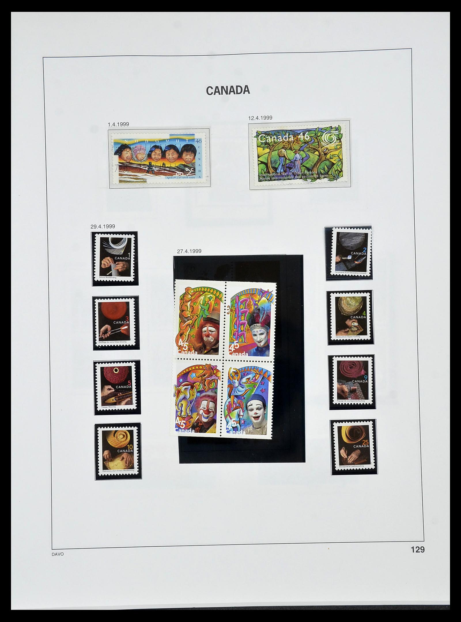 34472 135 - Postzegelverzameling 34472 Canada 1859-2006.