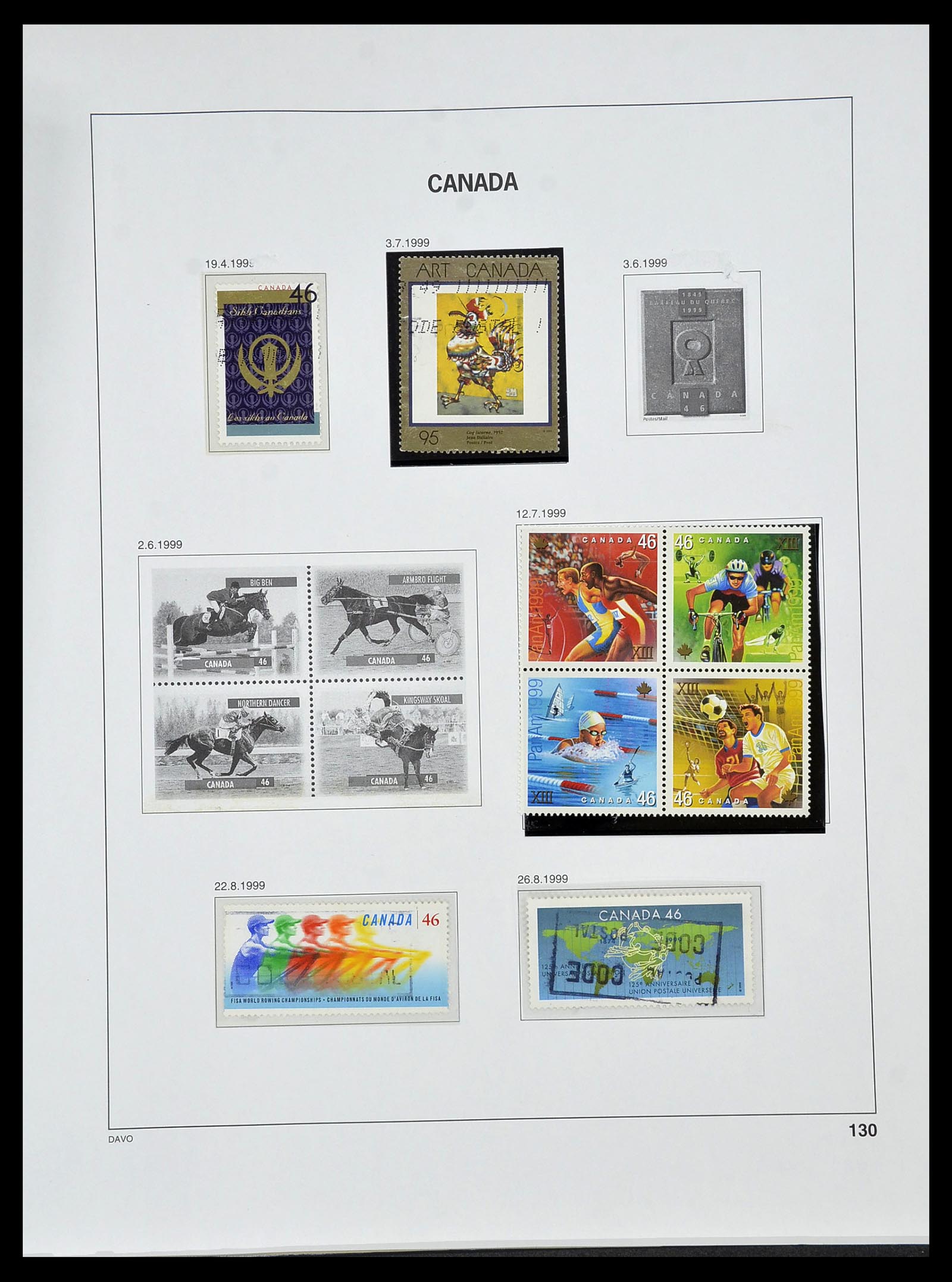 34472 136 - Postzegelverzameling 34472 Canada 1859-2006.