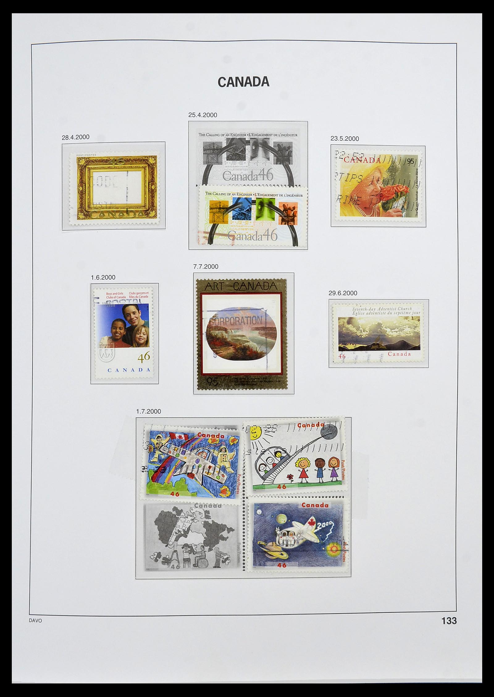 34472 139 - Postzegelverzameling 34472 Canada 1859-2006.