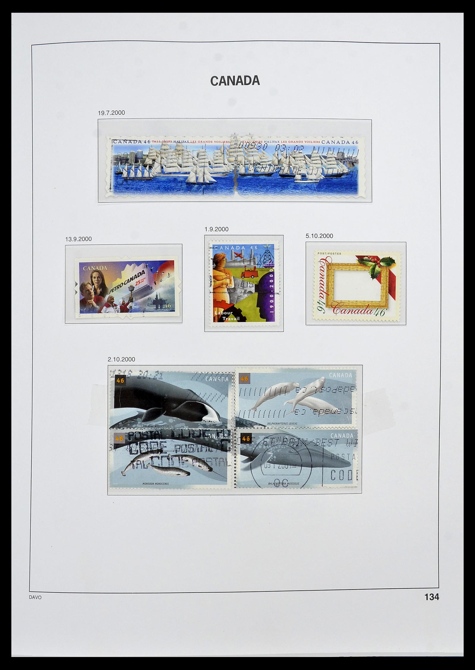 34472 140 - Postzegelverzameling 34472 Canada 1859-2006.