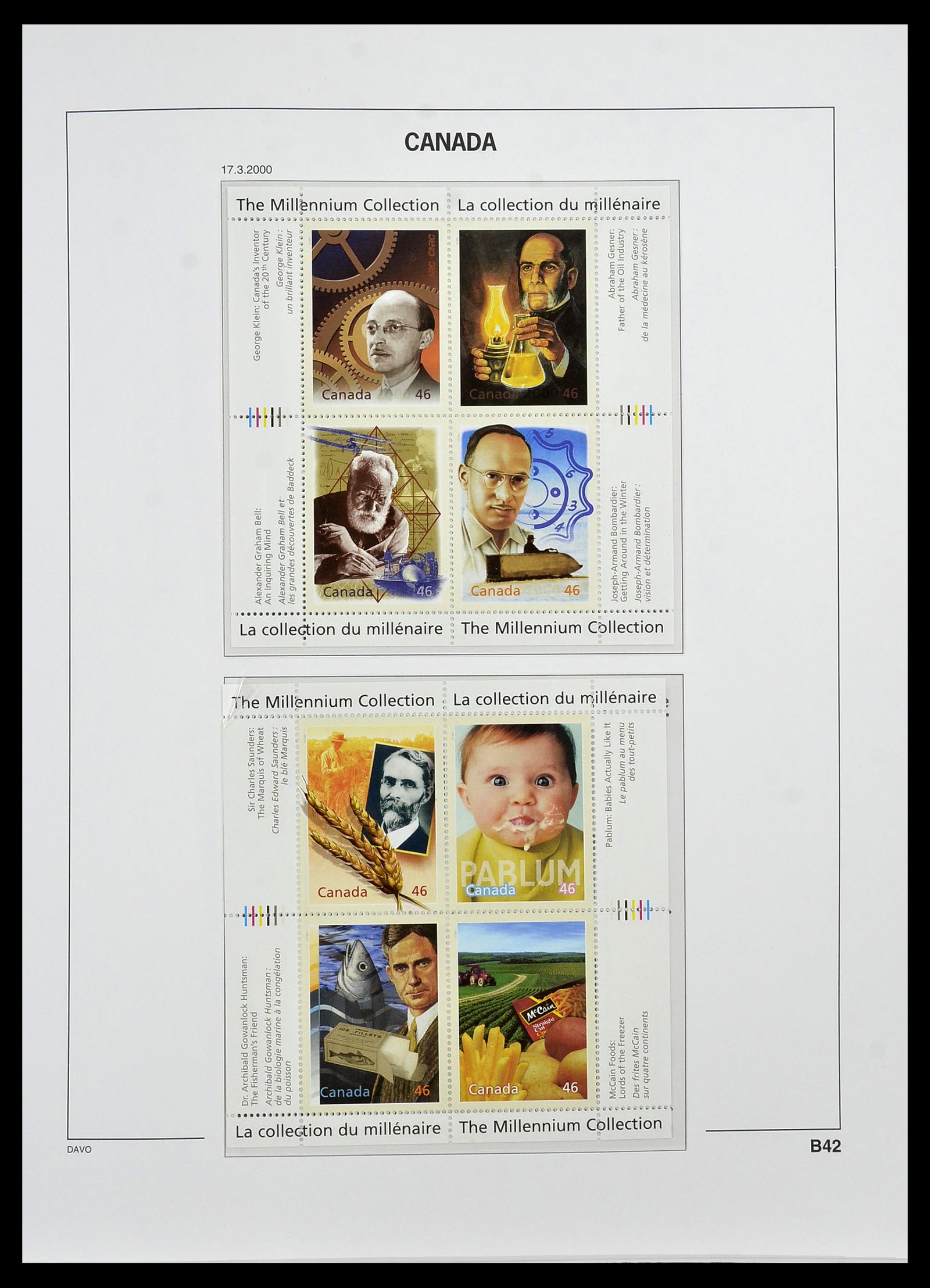 34472 202 - Postzegelverzameling 34472 Canada 1859-2006.