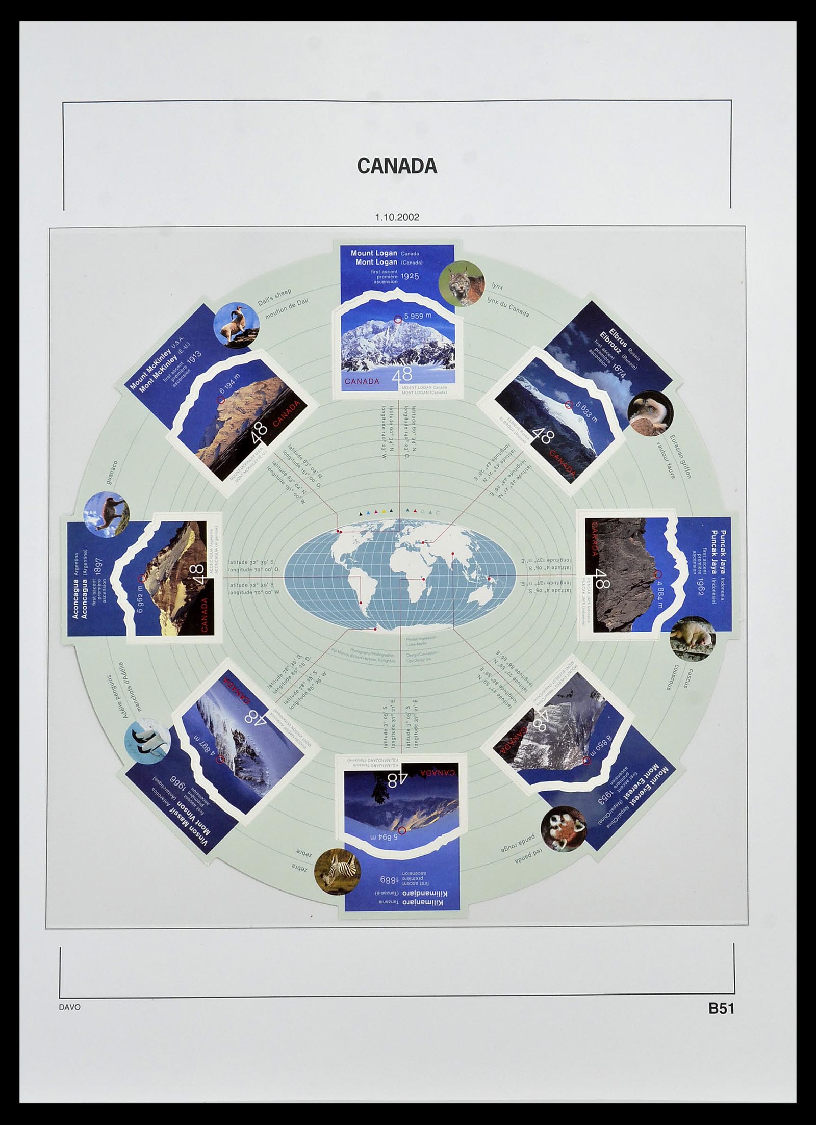 34472 211 - Postzegelverzameling 34472 Canada 1859-2006.
