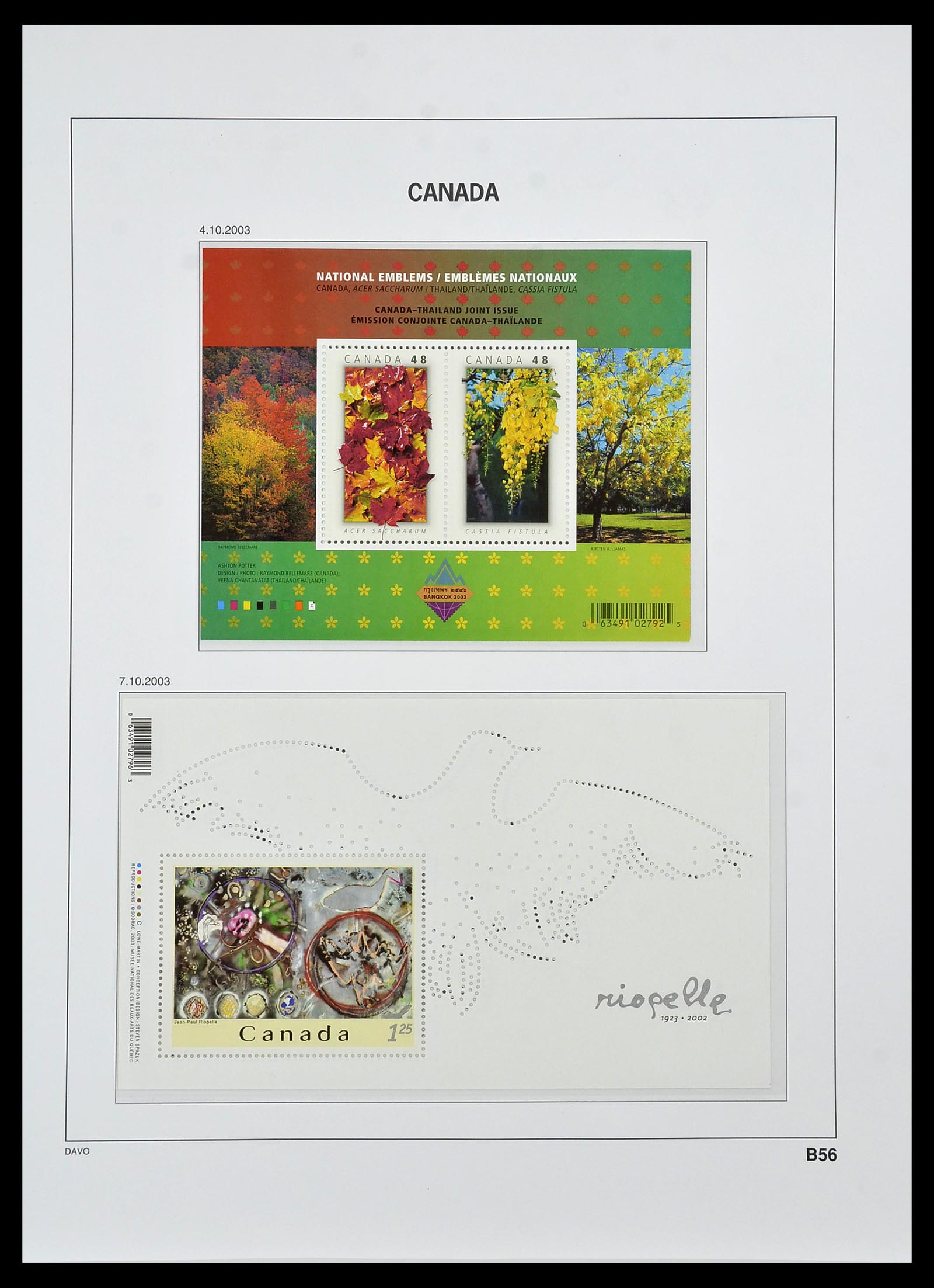 34472 215 - Stamp Collection 34472 Canada 1859-2006.