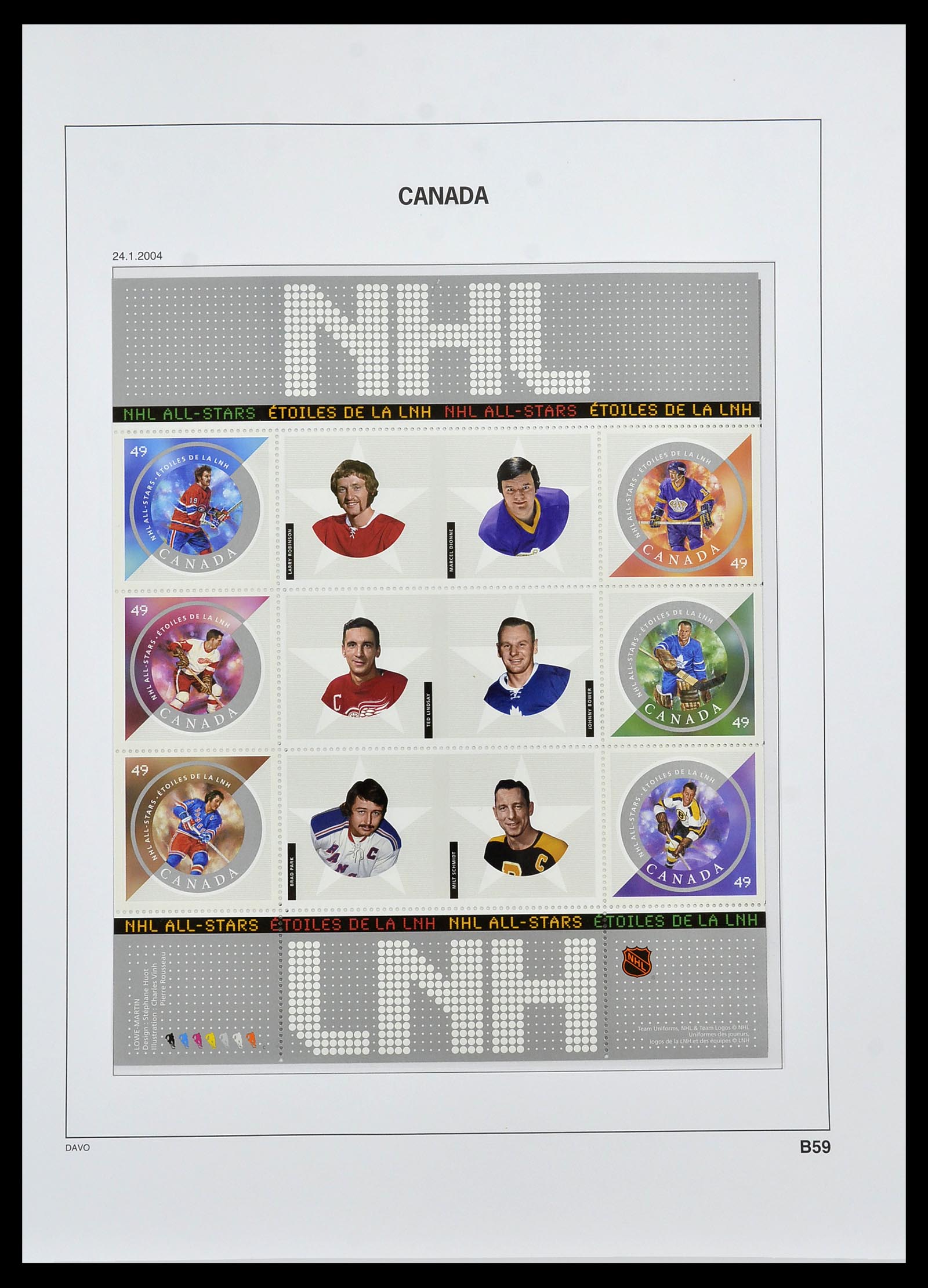 34472 218 - Postzegelverzameling 34472 Canada 1859-2006.