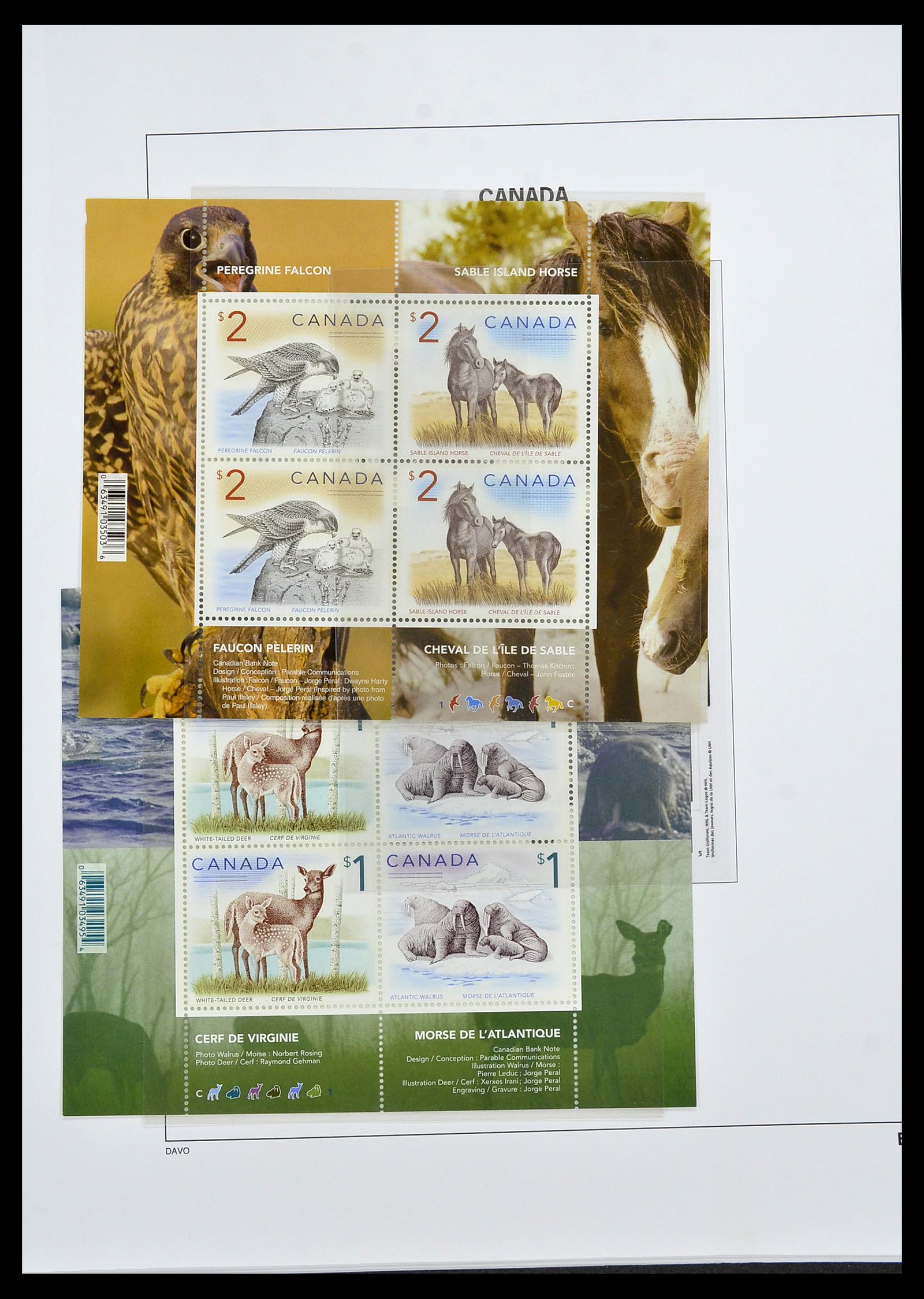 34472 219 - Postzegelverzameling 34472 Canada 1859-2006.
