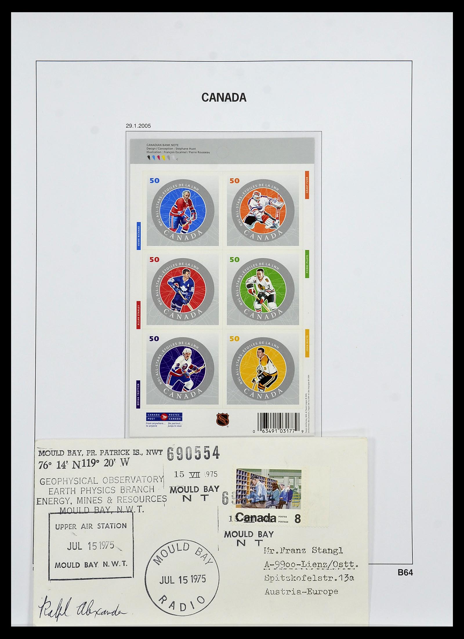 34472 222 - Postzegelverzameling 34472 Canada 1859-2006.