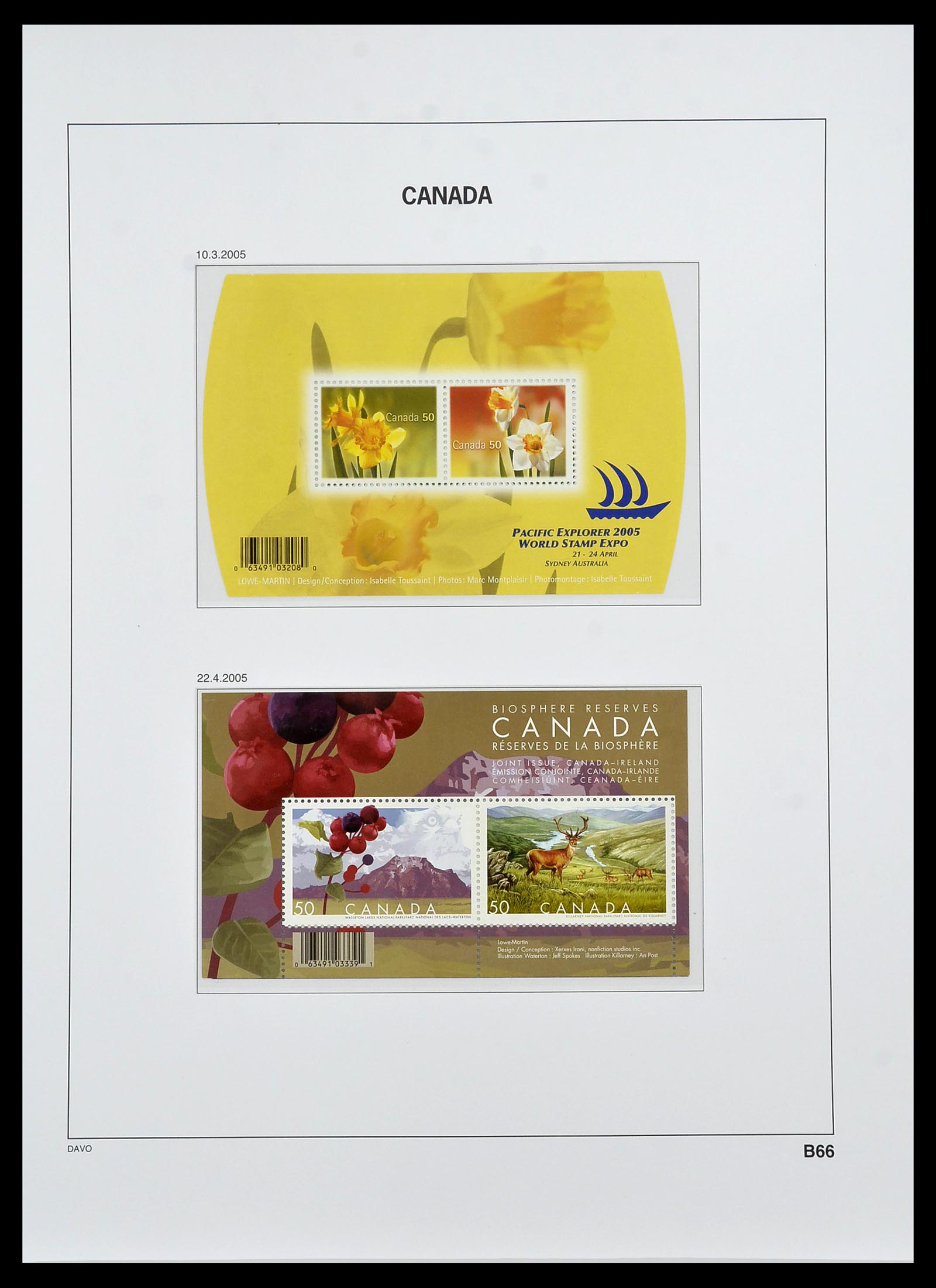 34472 224 - Stamp Collection 34472 Canada 1859-2006.