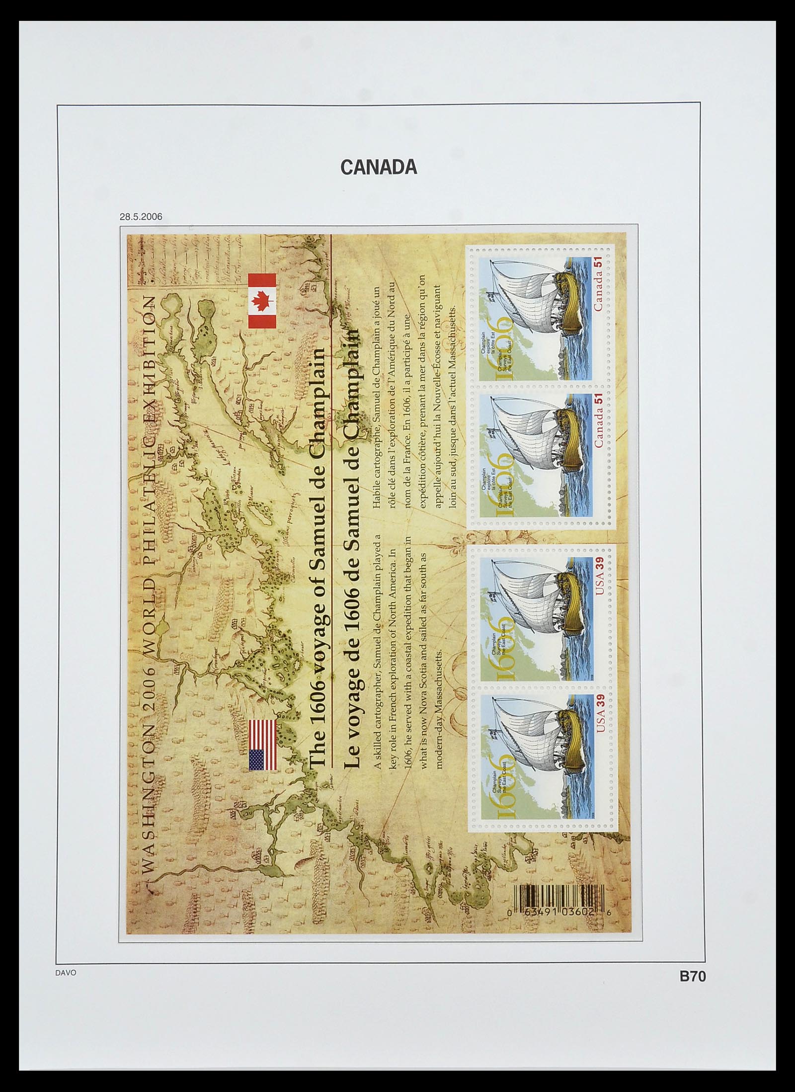 34472 228 - Stamp Collection 34472 Canada 1859-2006.