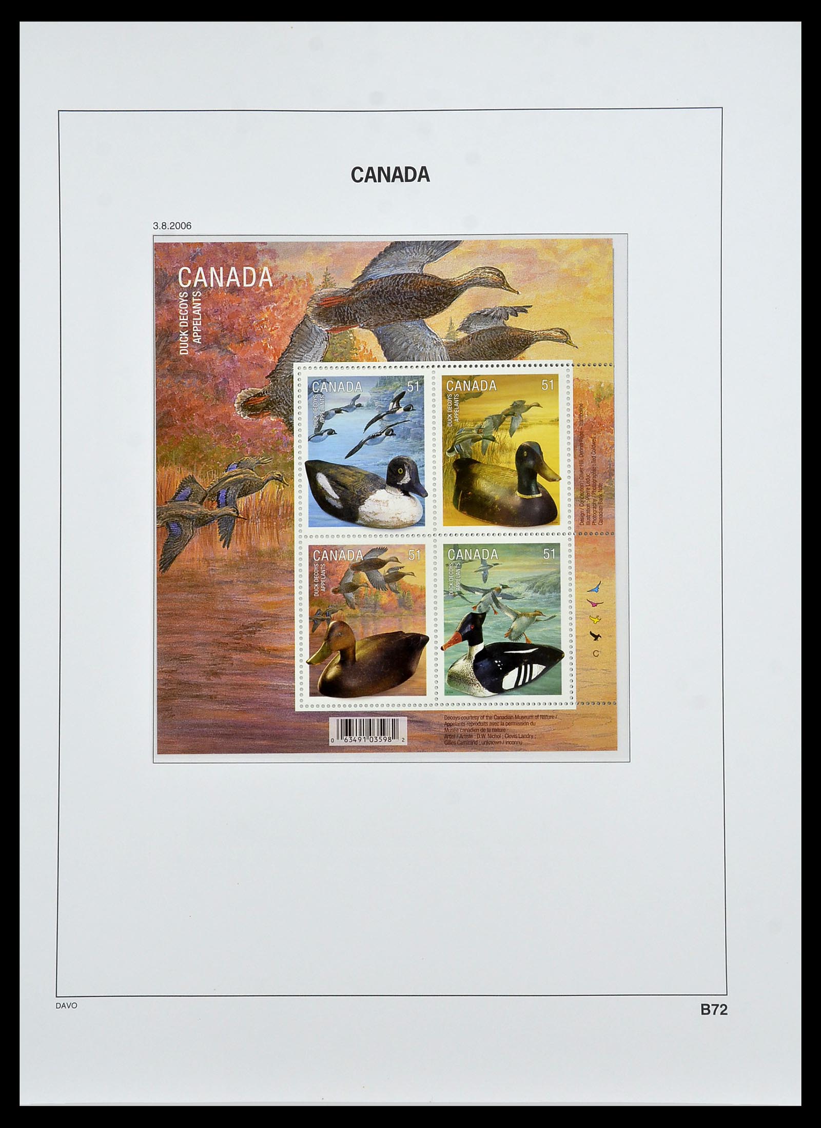 34472 230 - Postzegelverzameling 34472 Canada 1859-2006.