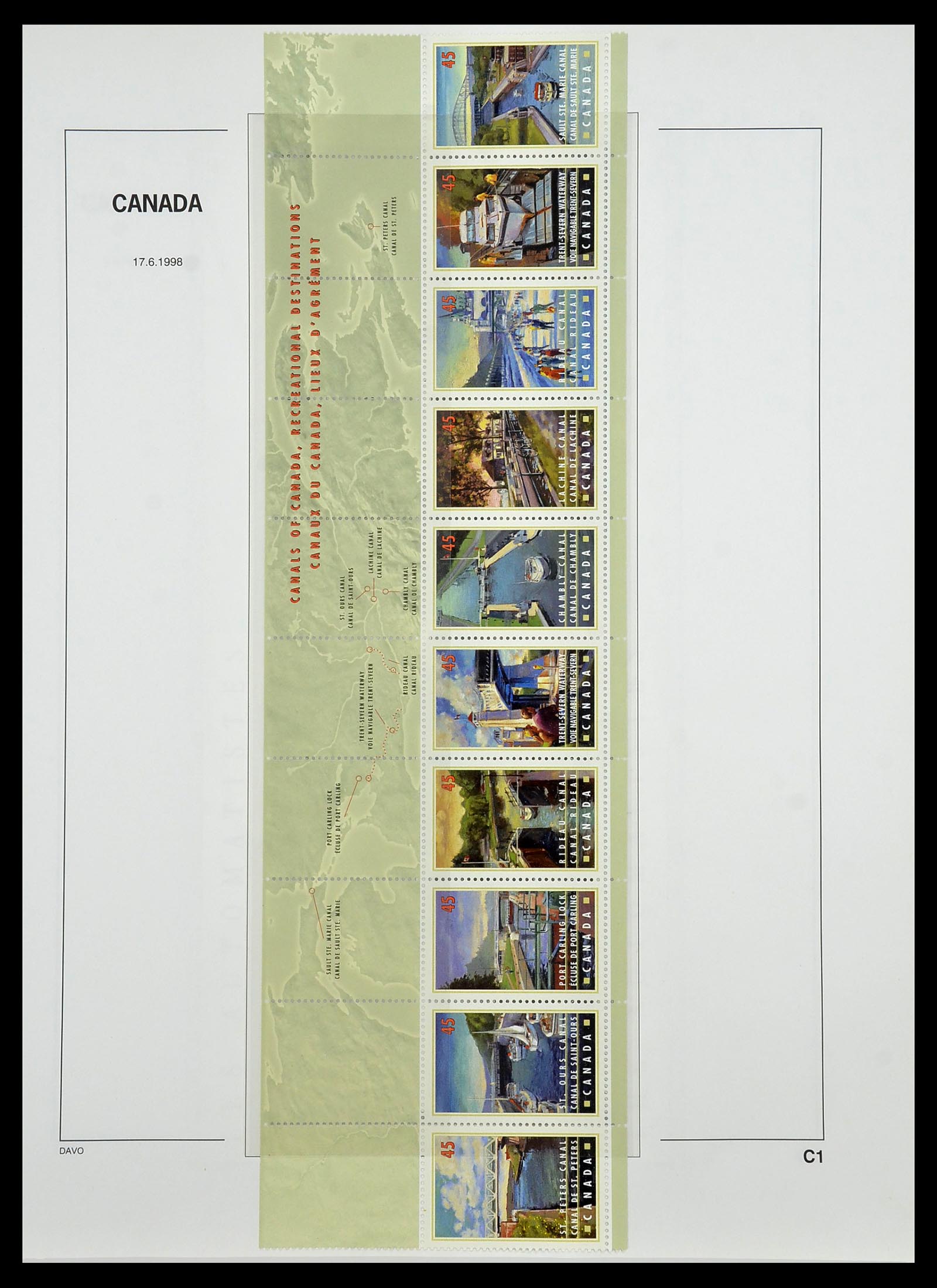 34472 232 - Postzegelverzameling 34472 Canada 1859-2006.