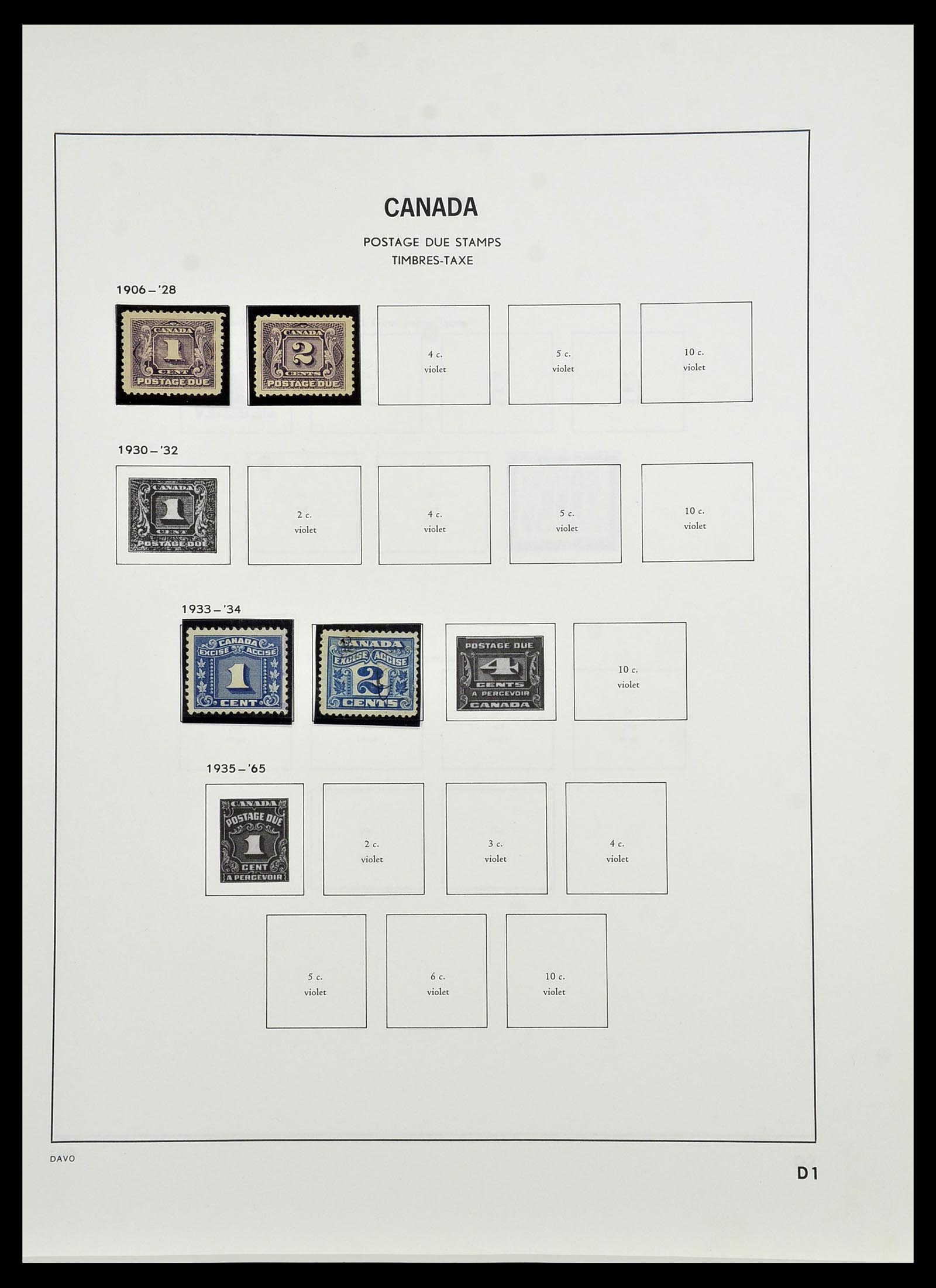 34472 243 - Stamp Collection 34472 Canada 1859-2006.