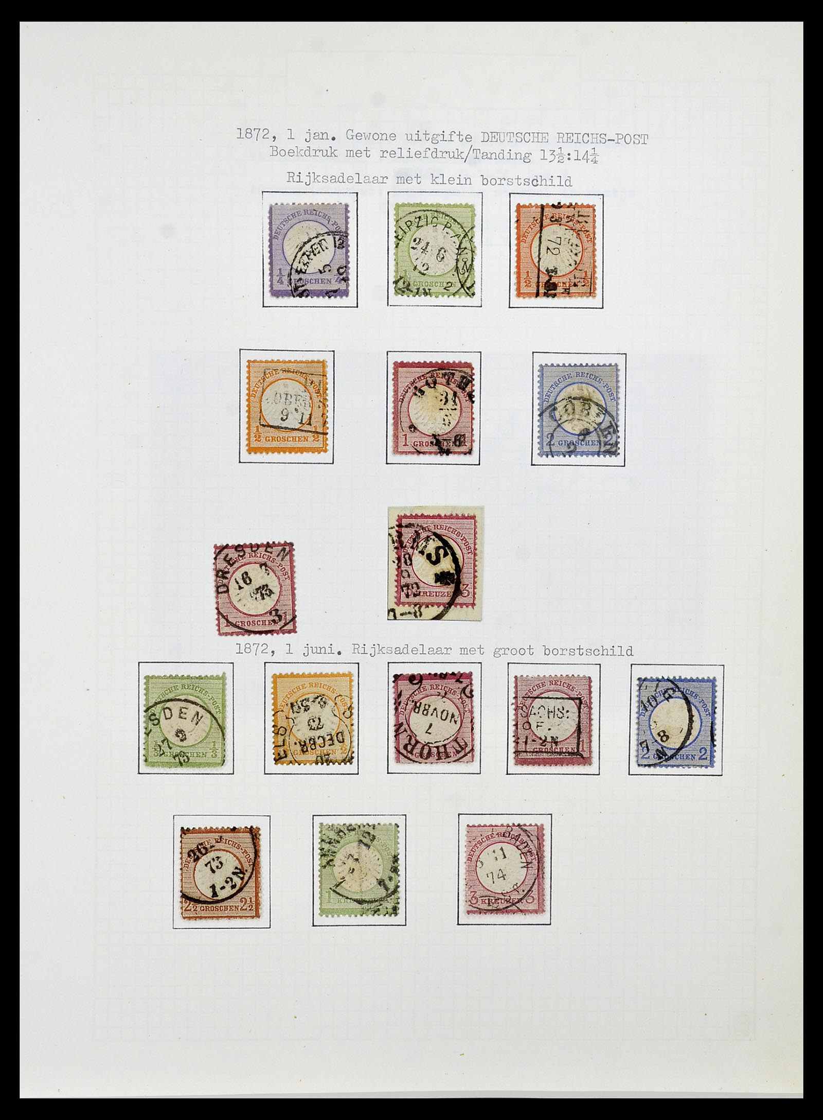 34473 001 - Stamp Collection 34473 German Reich 1872-1932.