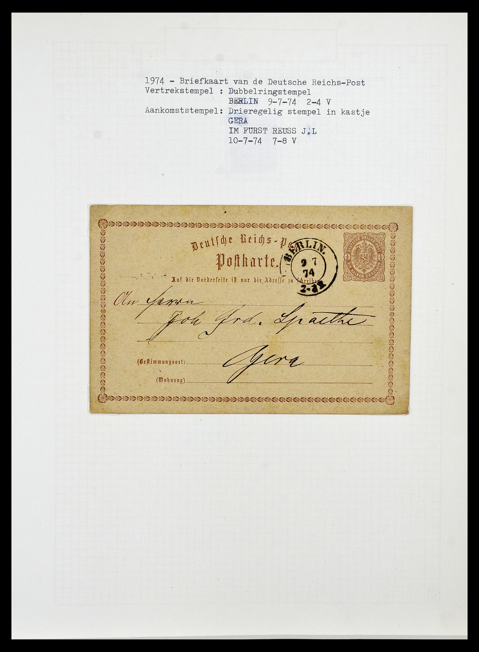 34473 002 - Postzegelverzameling 34473 Duitse Rijk 1872-1932.