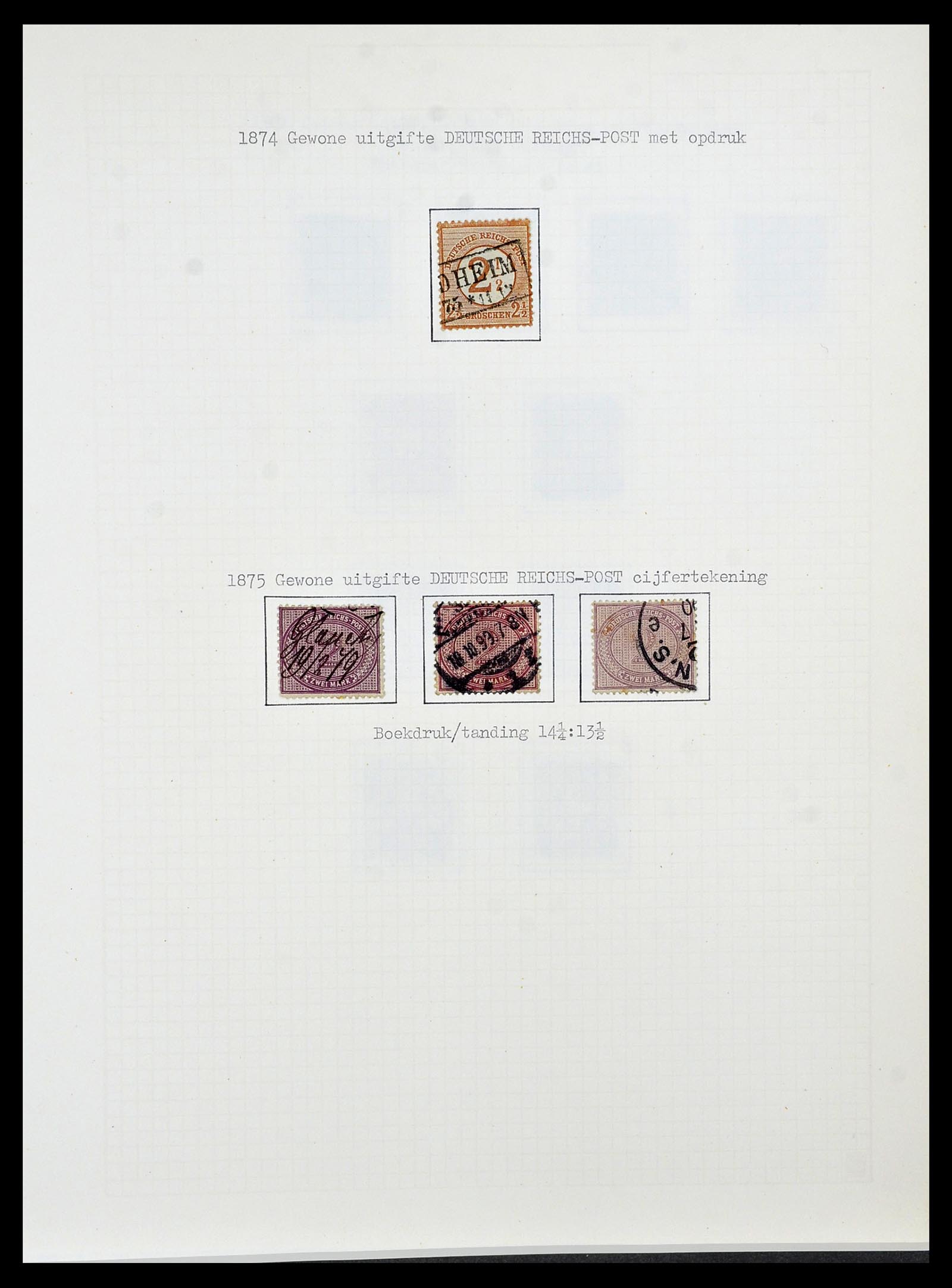 34473 003 - Postzegelverzameling 34473 Duitse Rijk 1872-1932.