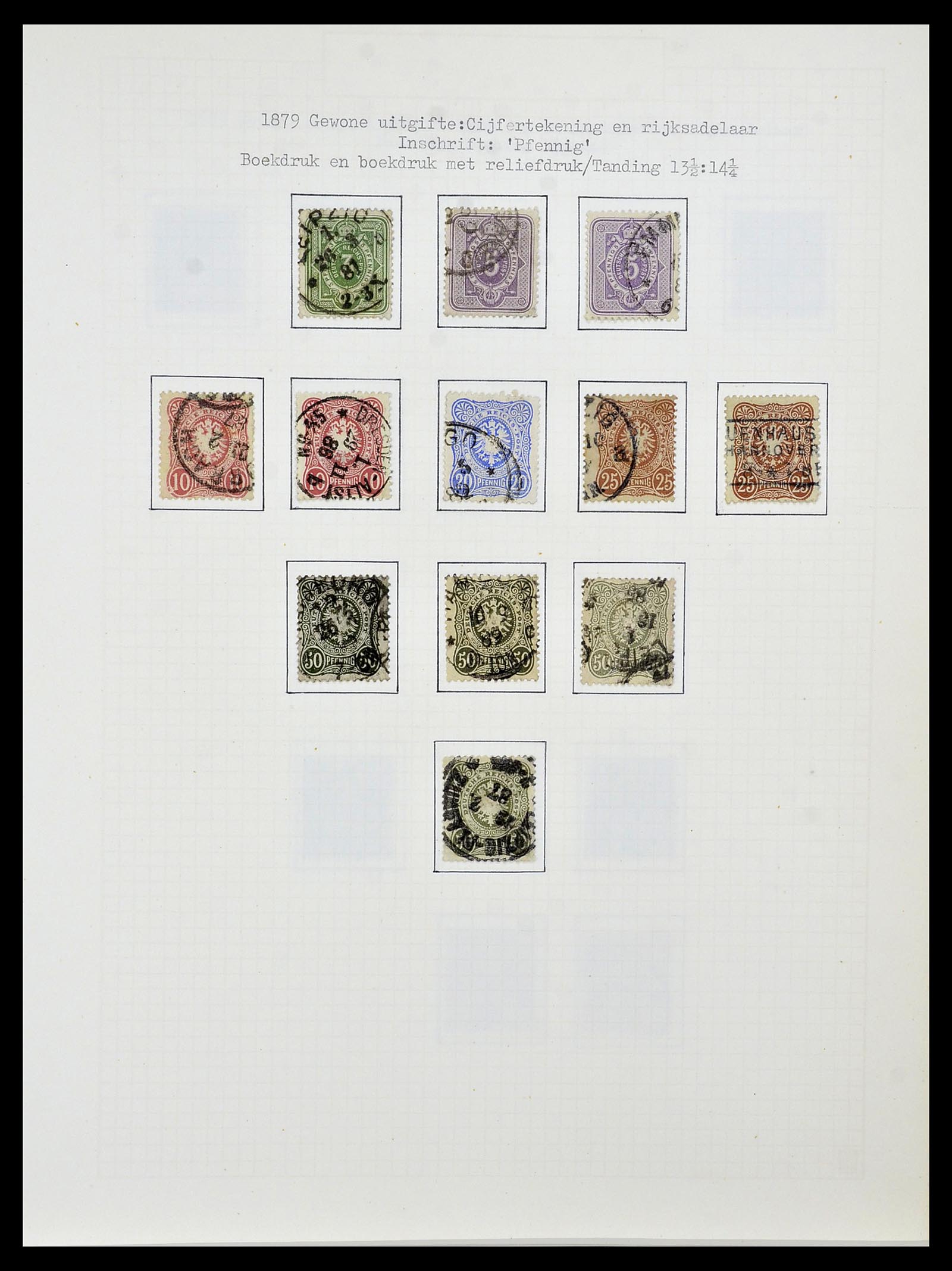34473 005 - Postzegelverzameling 34473 Duitse Rijk 1872-1932.