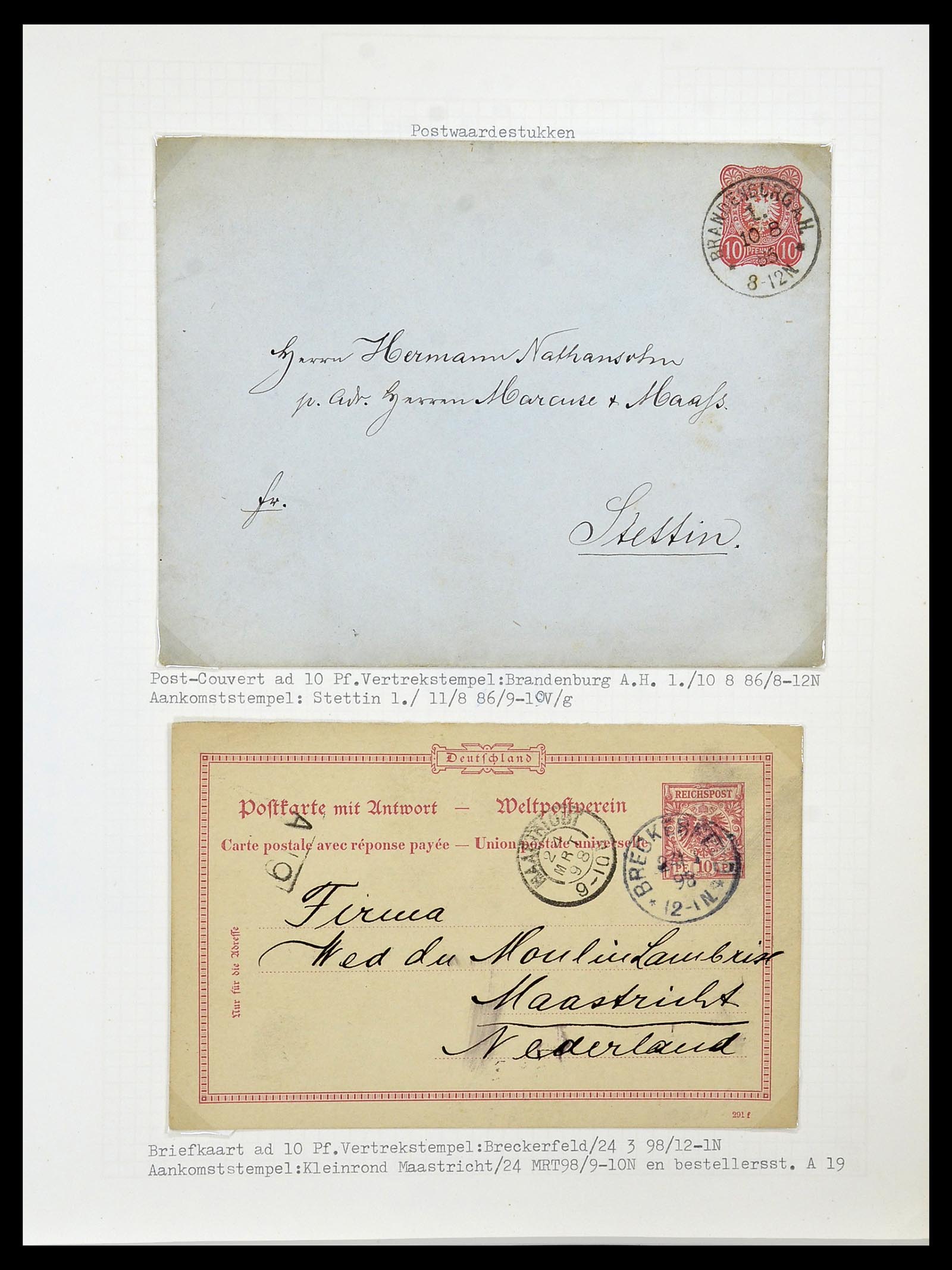 34473 008 - Postzegelverzameling 34473 Duitse Rijk 1872-1932.